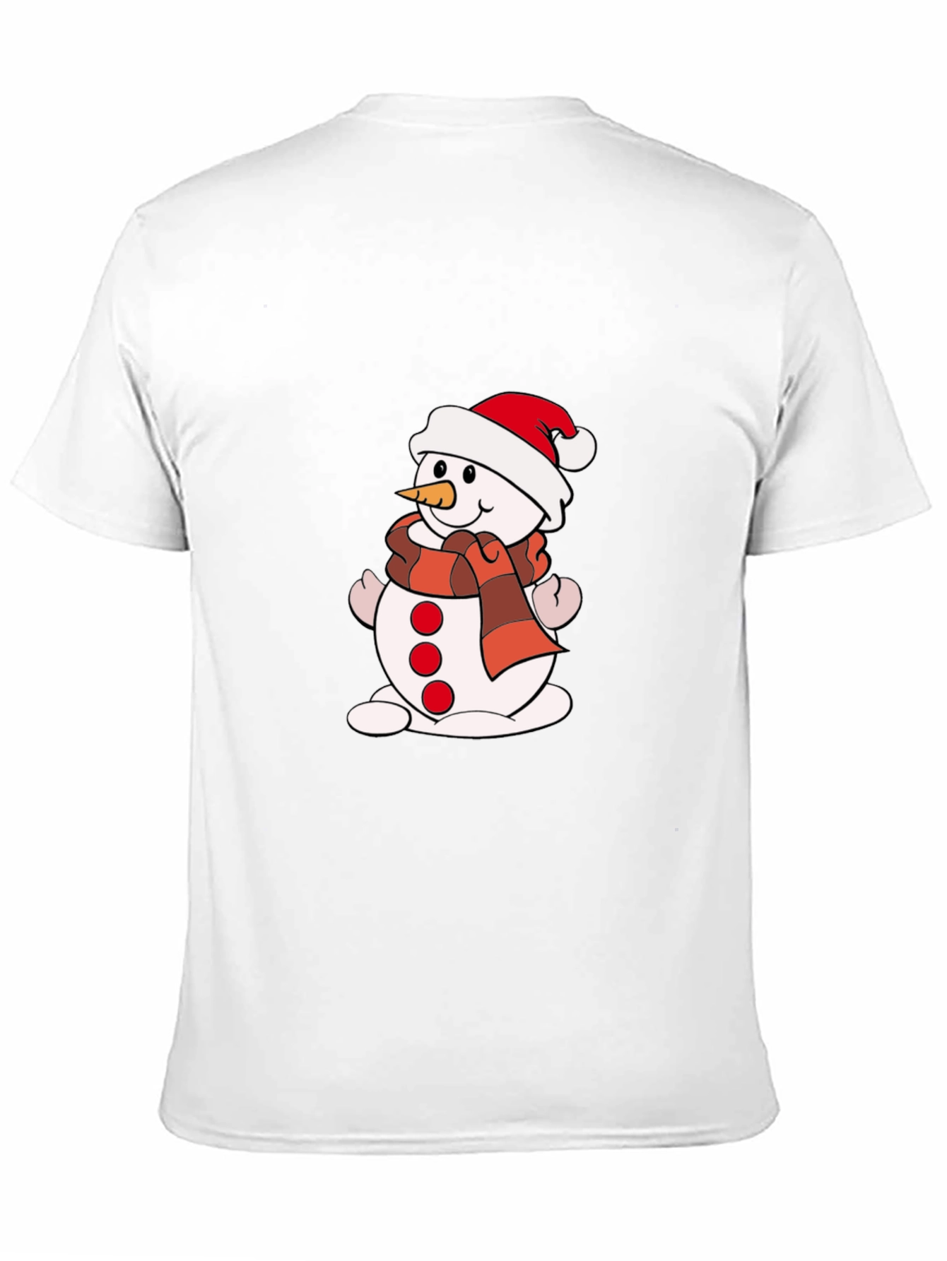 Black Festive Snowman Graphic Tee view 11