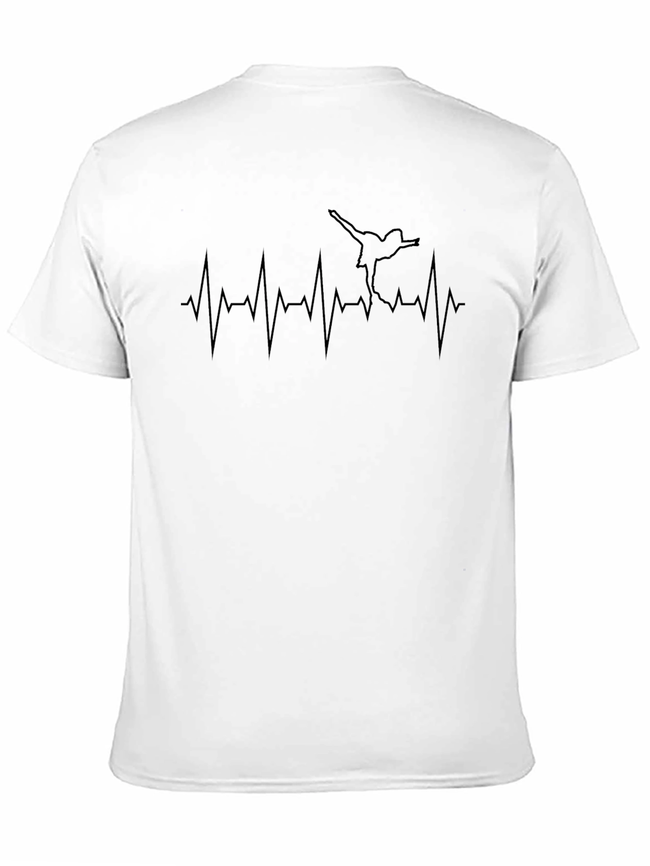 Black Dance Heartbeat T-Shirt - Black view 11