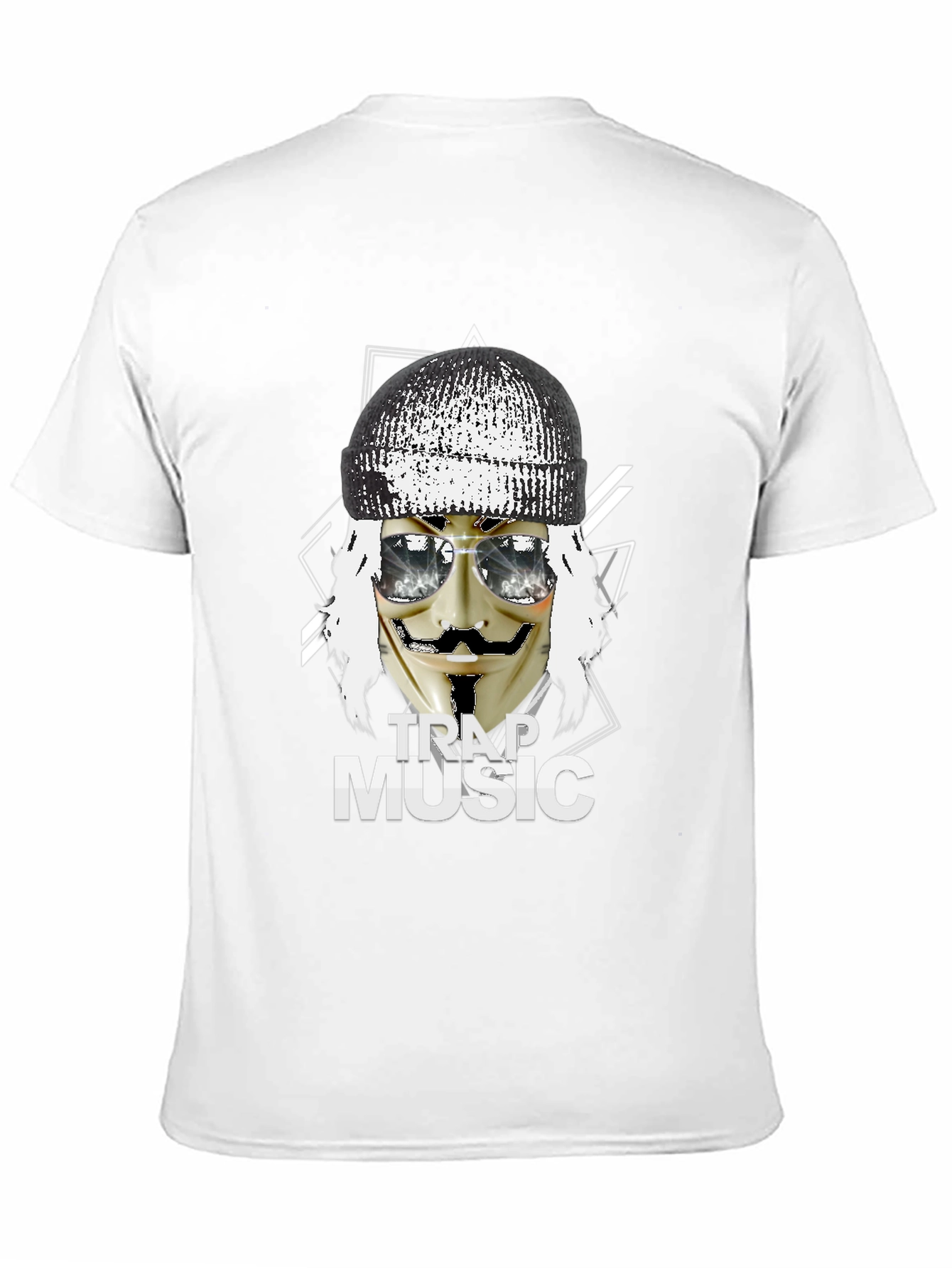 Black Trap Music Graphic Black T-Shirt view 11