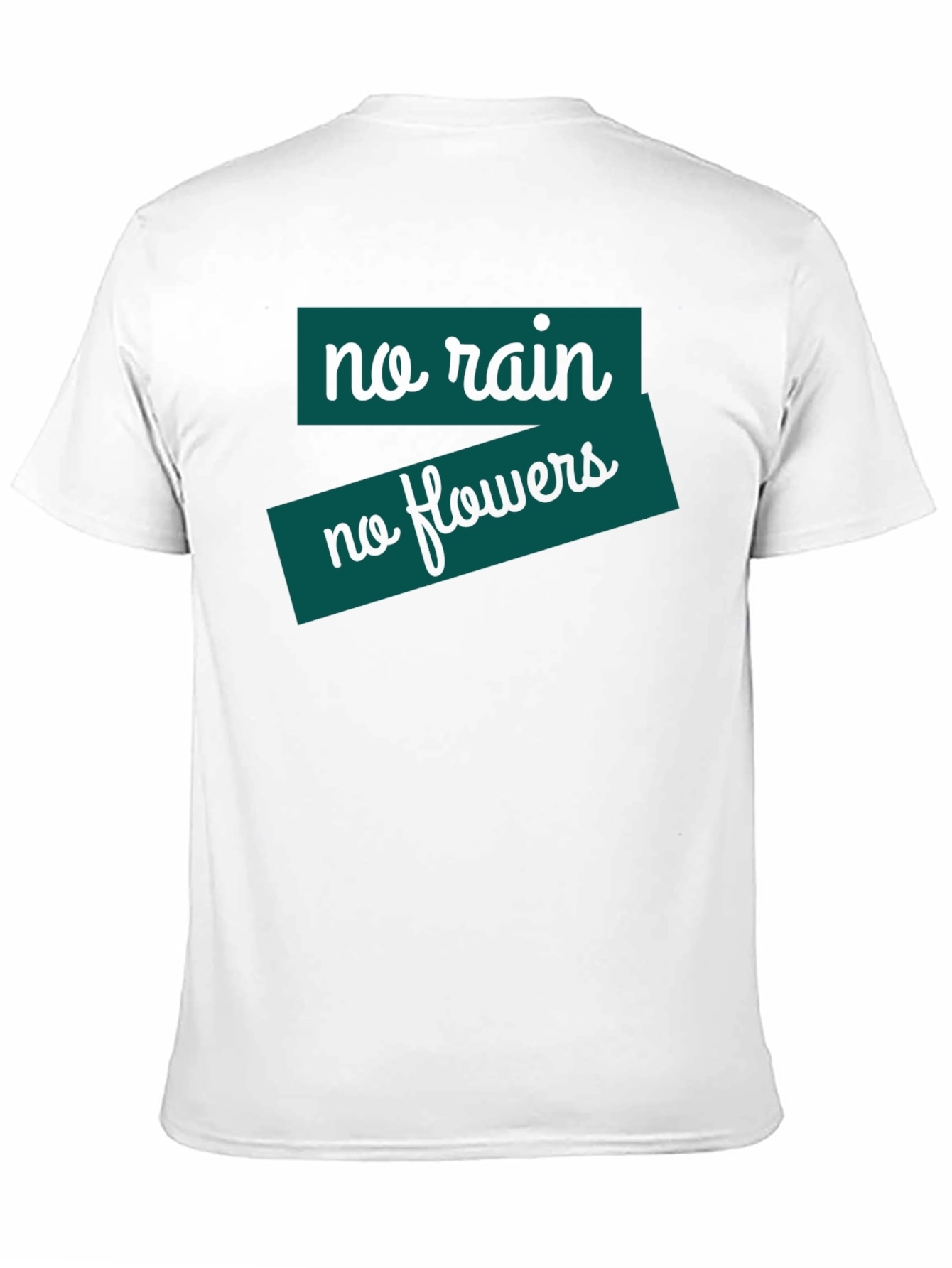 Black No Rain, No Flowers T-Shirt - Black view 11