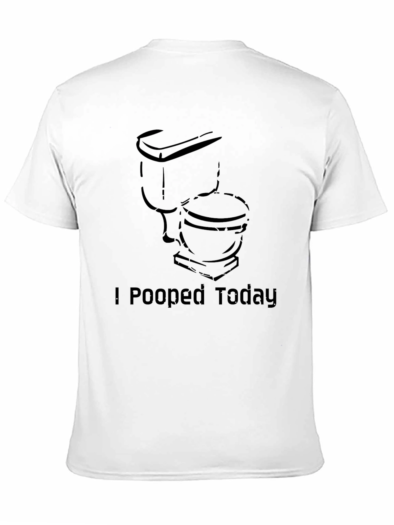 Black I Pooped Today Graphic Tee - Adult Humor view 11