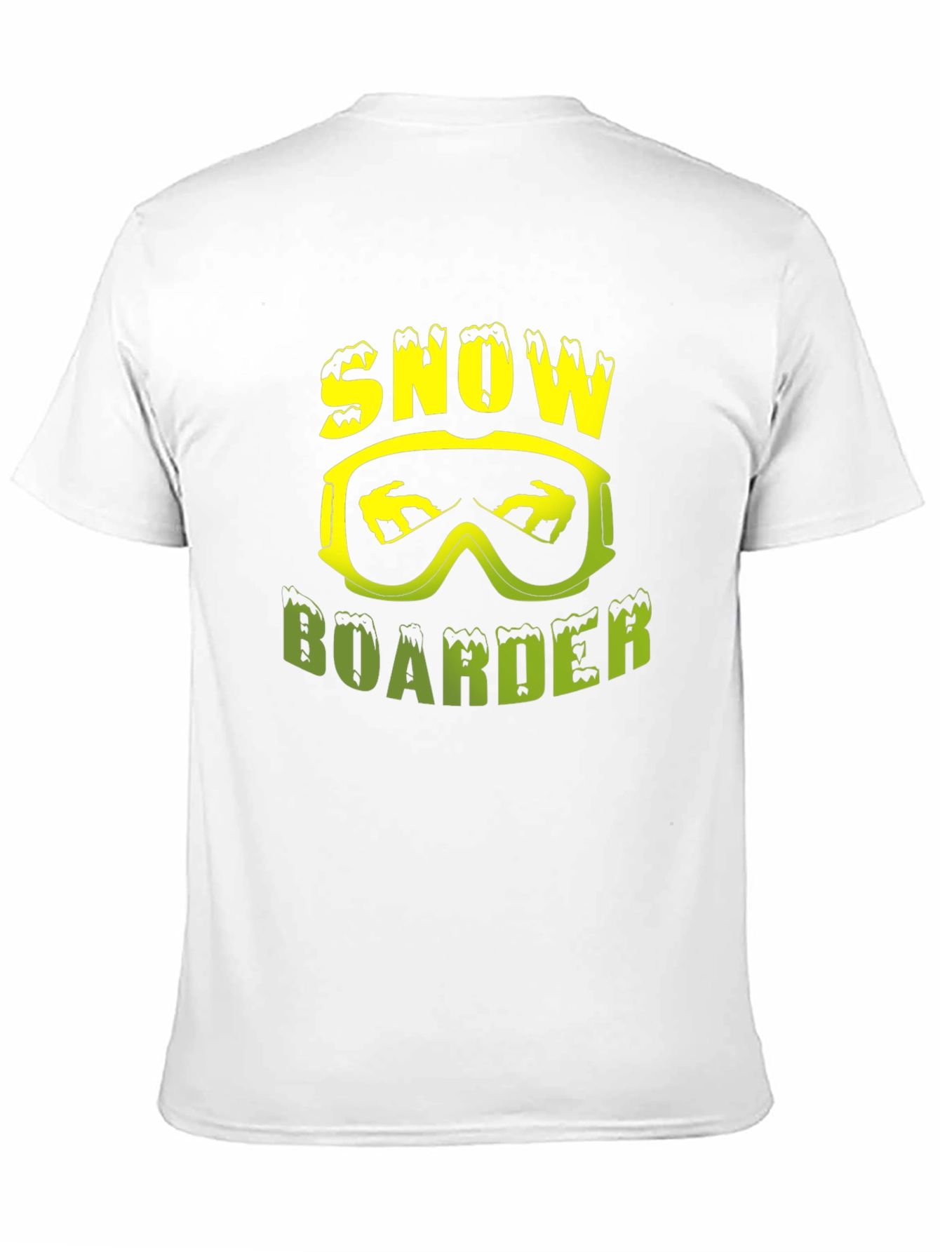 Black Snowboarder Graphic Tee -  Skiing Shirt view 11