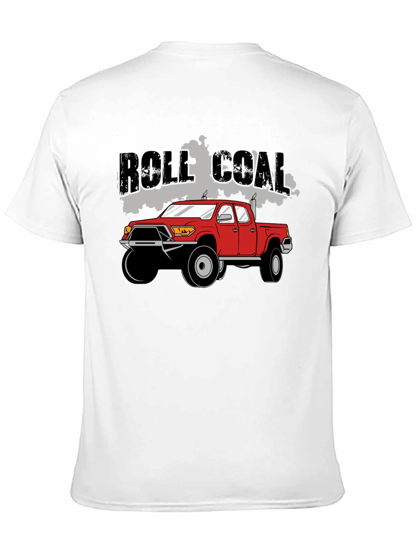 Black Role Coal Red Truck T-Shirt view 11