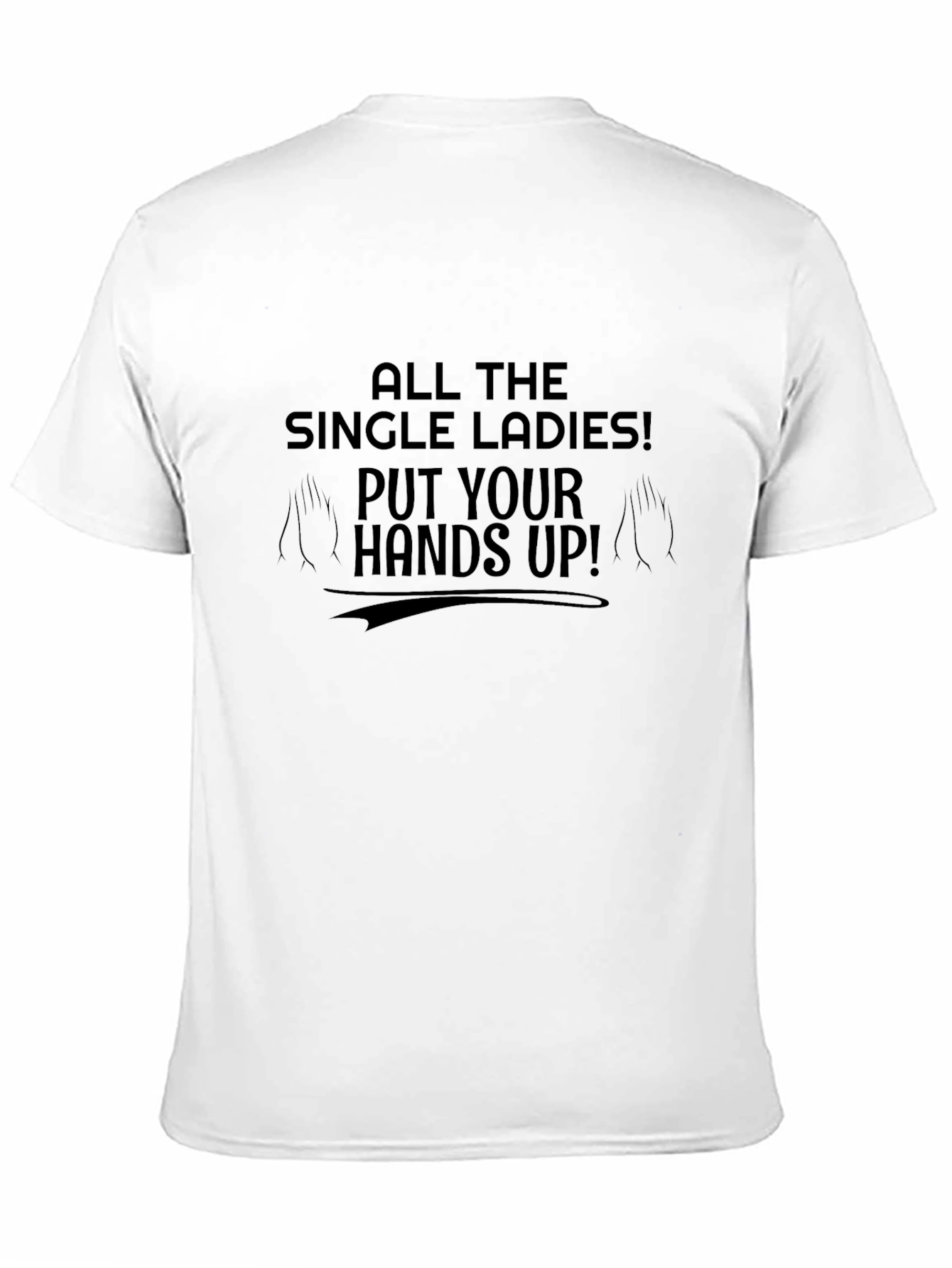 Black Single Ladies Graphic Tee - Novelty Shirt view 11