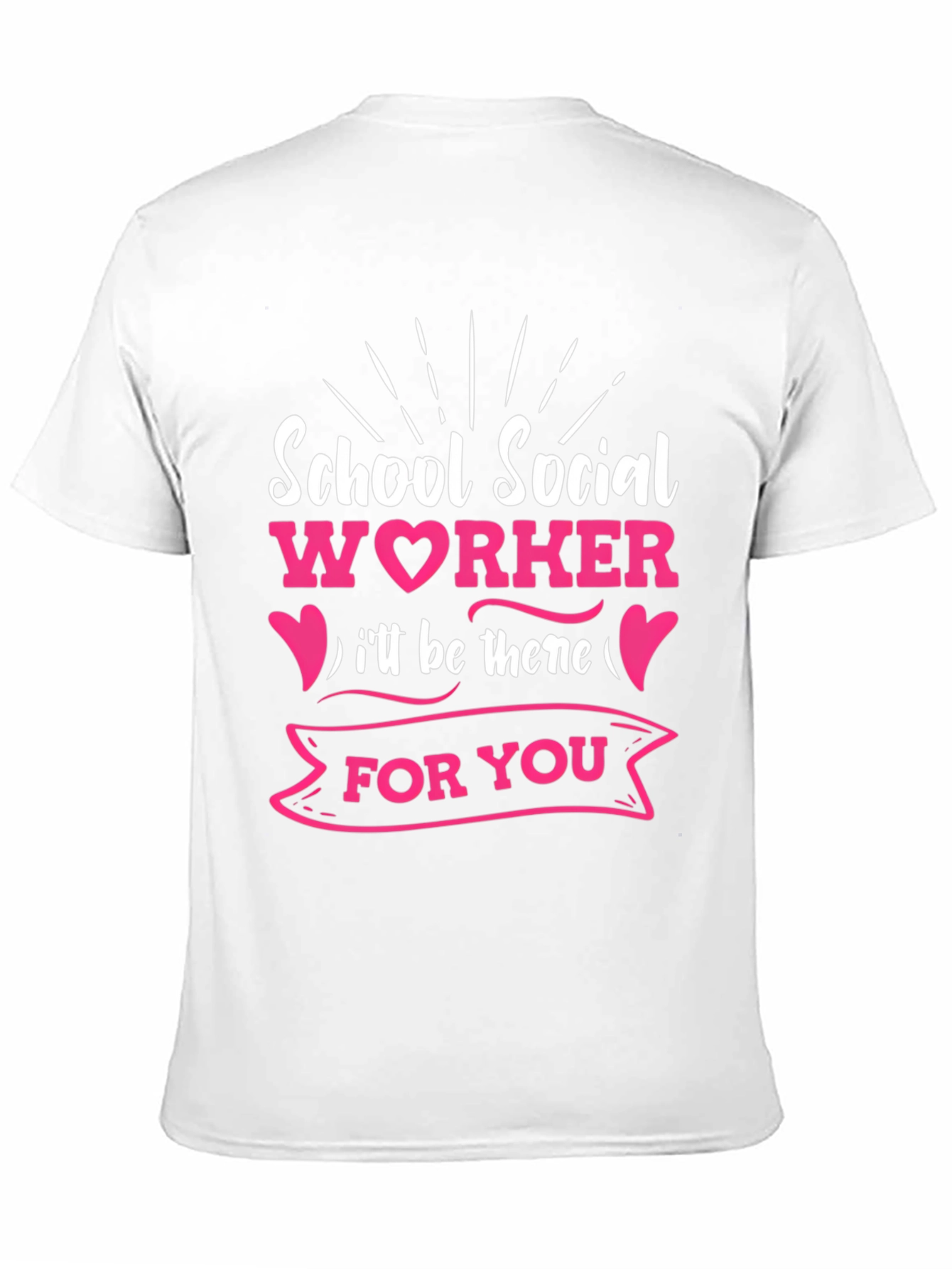 Black School Social Worker T-Shirt view 11