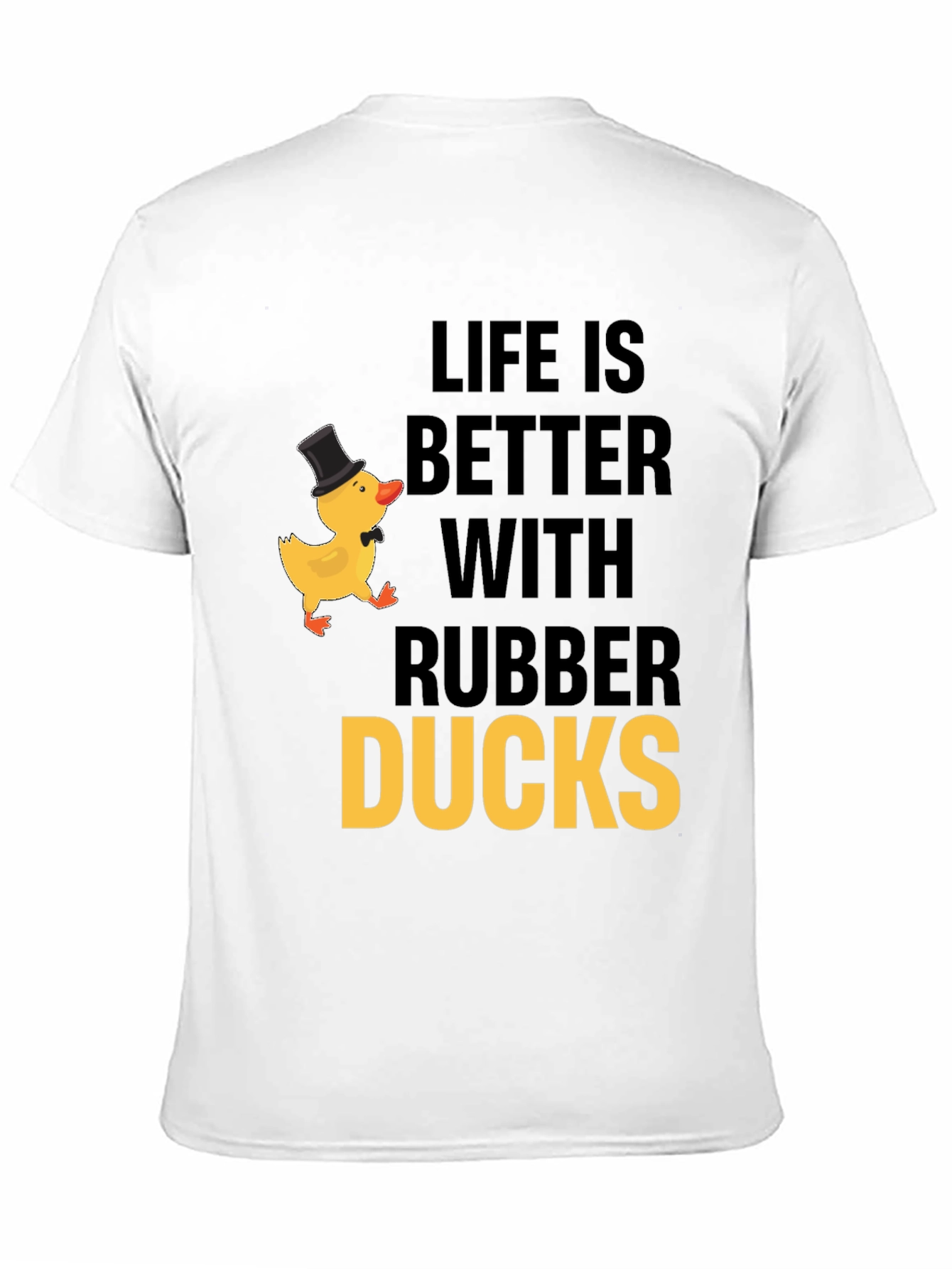 Black Life is Better with Rubber Ducks T-Shirt view 11