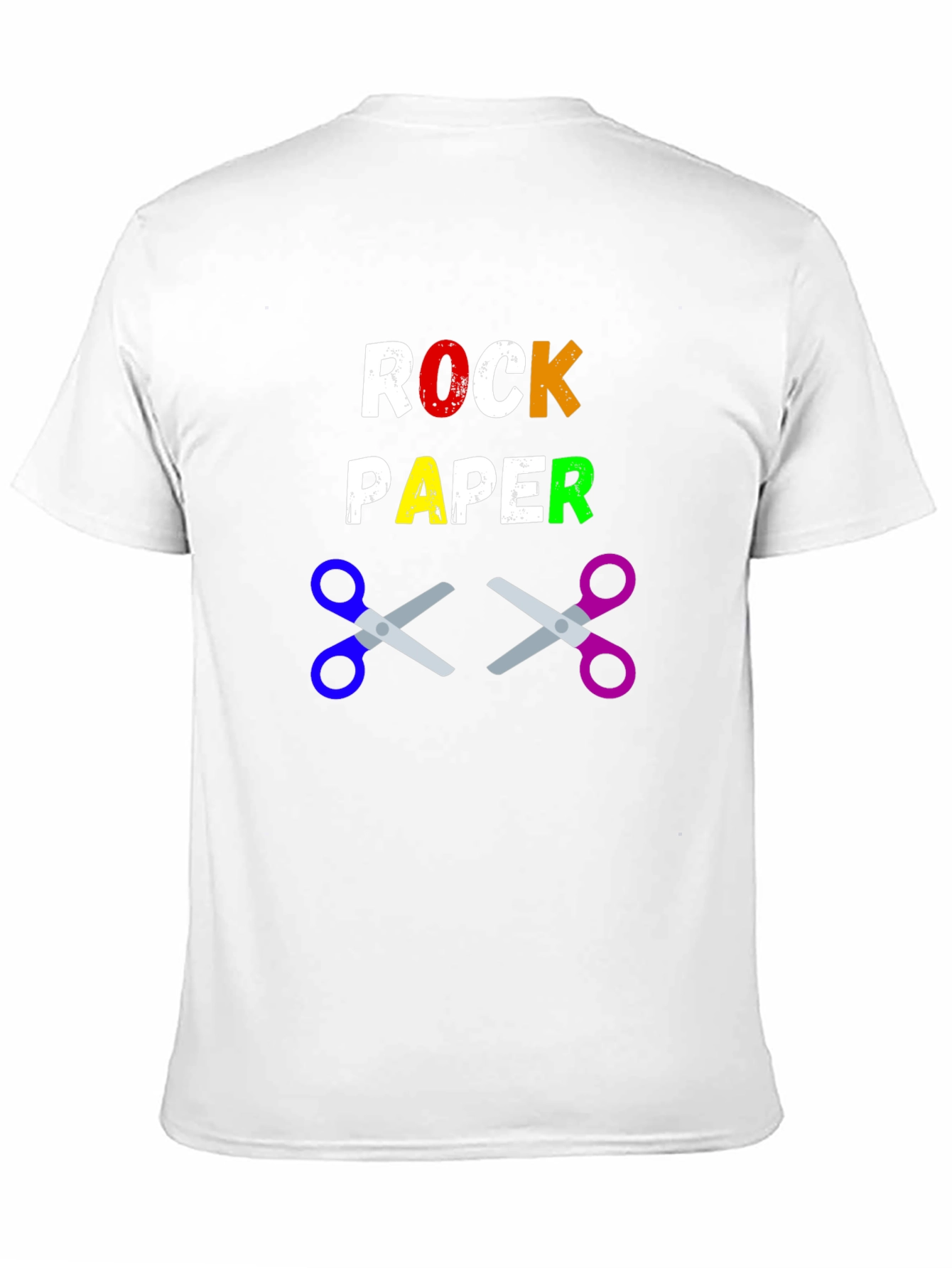 Black Rock Paper Scissors Graphic Tee view 11