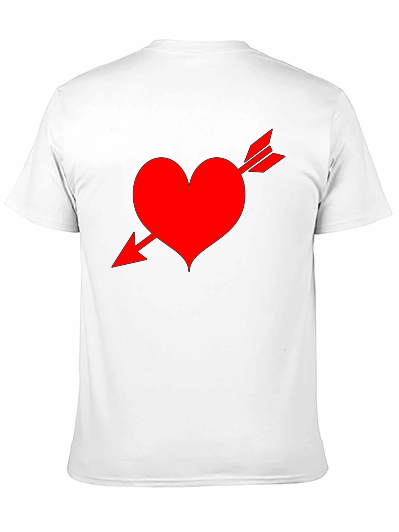 Black Heart Arrow Graphic Tee - Black view 11