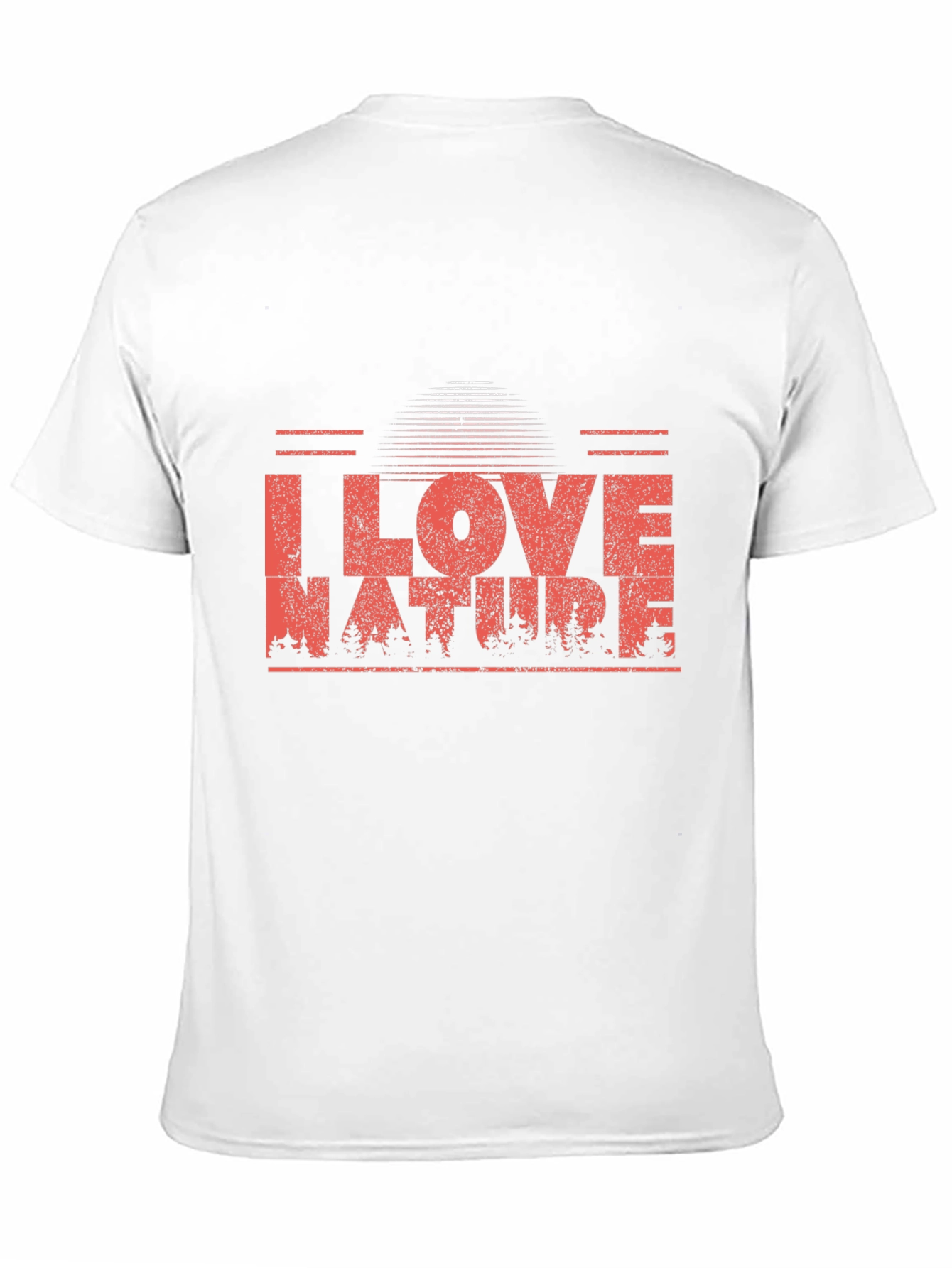 Black I Love Nature Graphic Tee - Black view 11