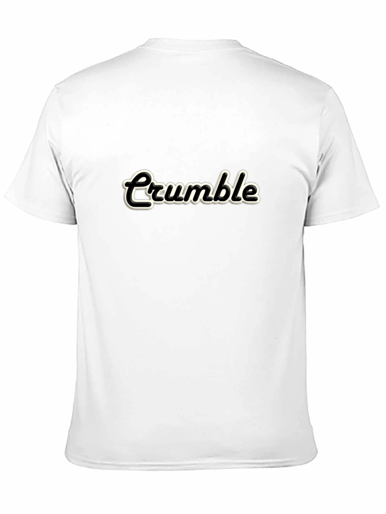 Black Retro 'Crumble' Black Graphic Tee view 11