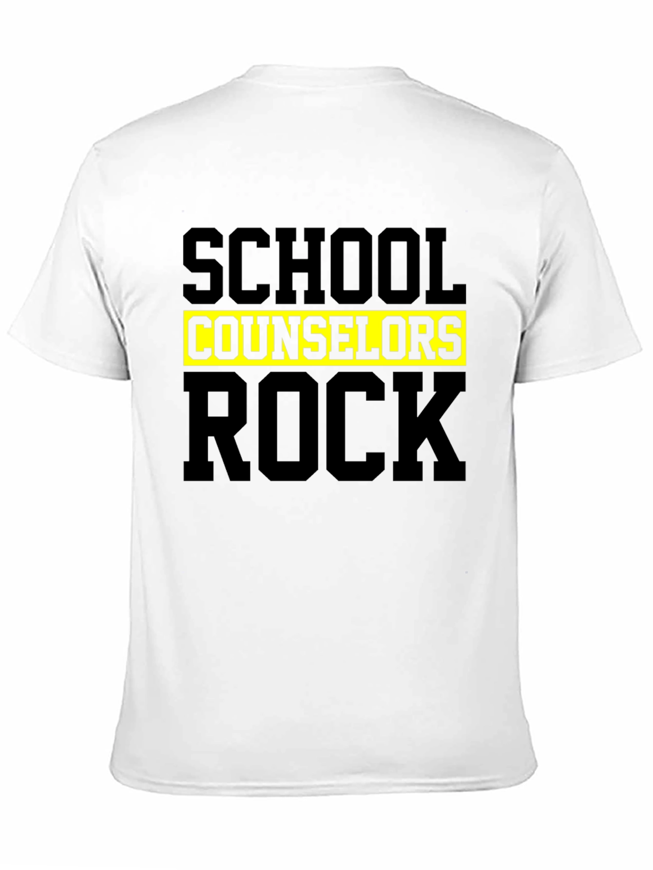 Black School Counselors Rock T-Shirt view 11