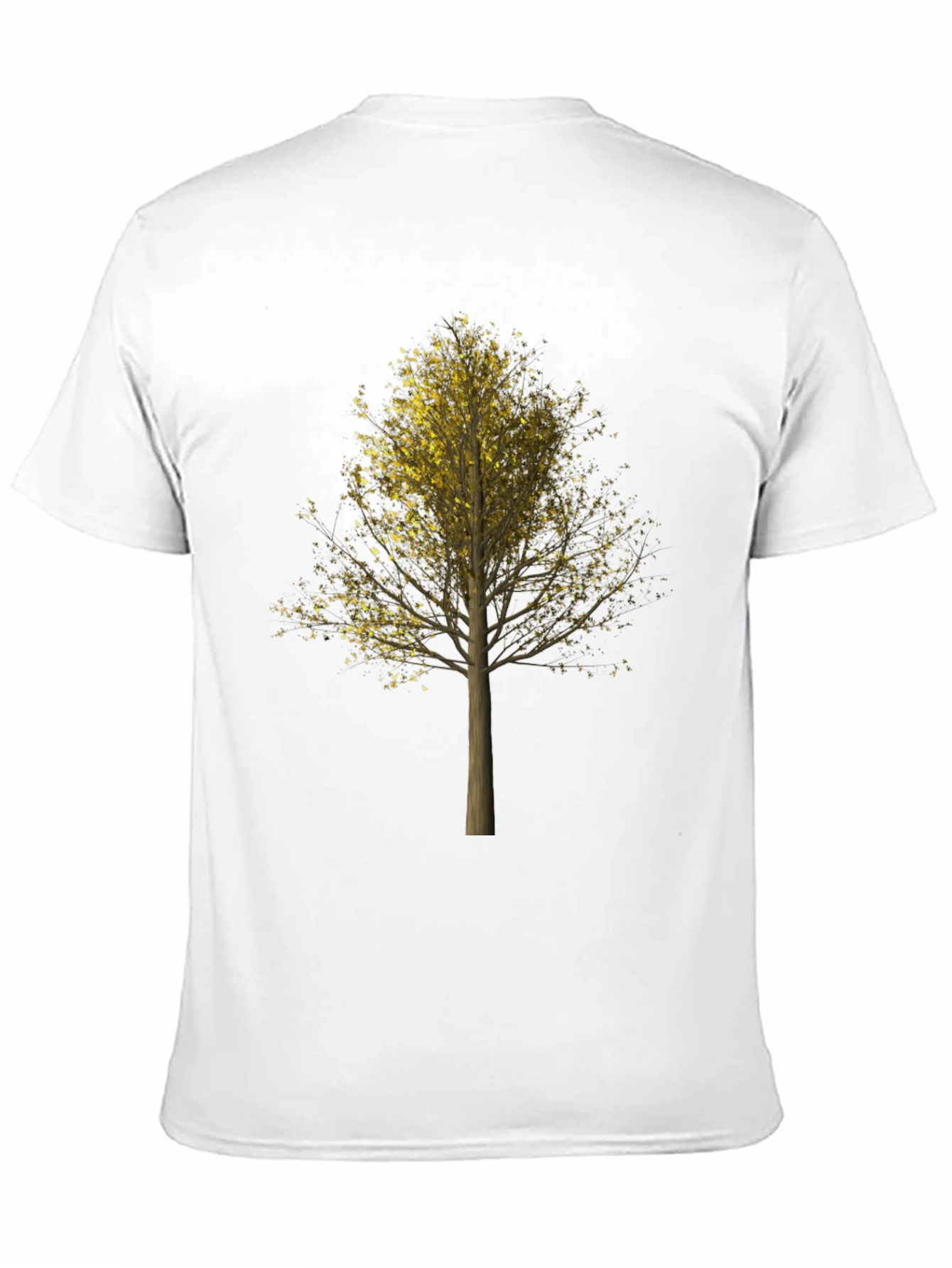 Black Nature Tree Graphic Black T-Shirt view 11