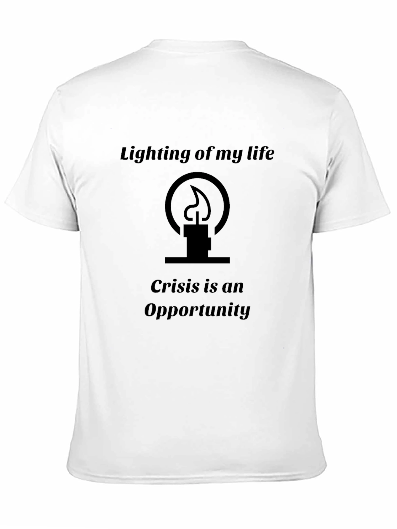 Black Lighting of my life Graphic T-Shirt view 11