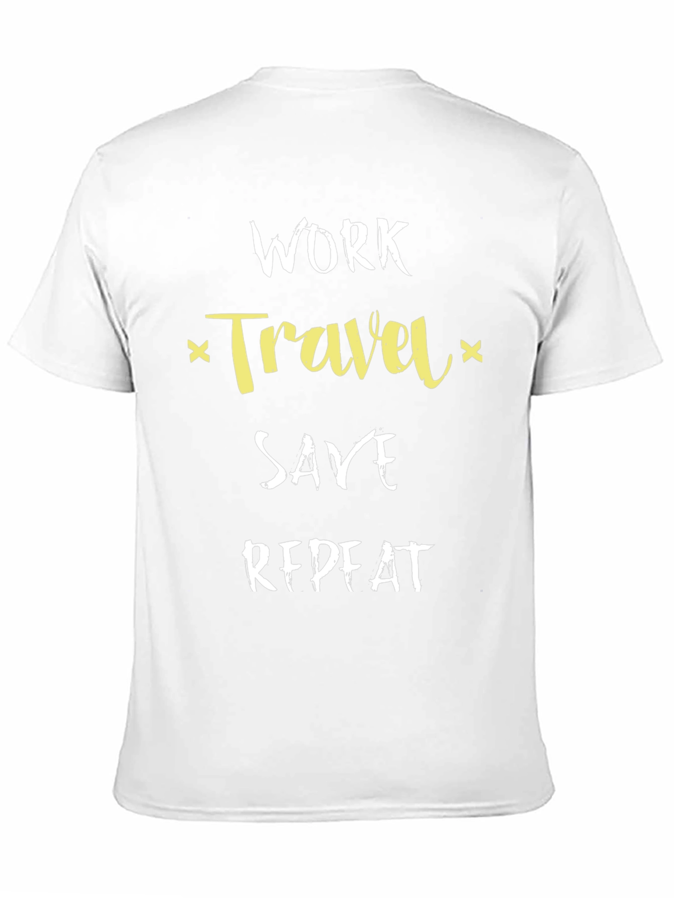 Black Work Travel Save Repeat T-Shirt view 11