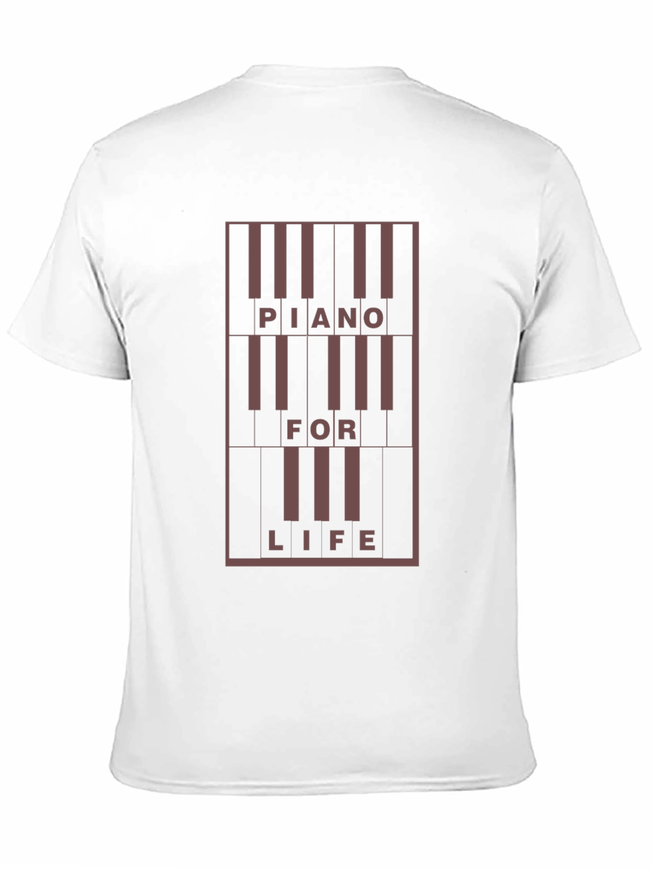 Black Piano For Life Graphic Tee view 11