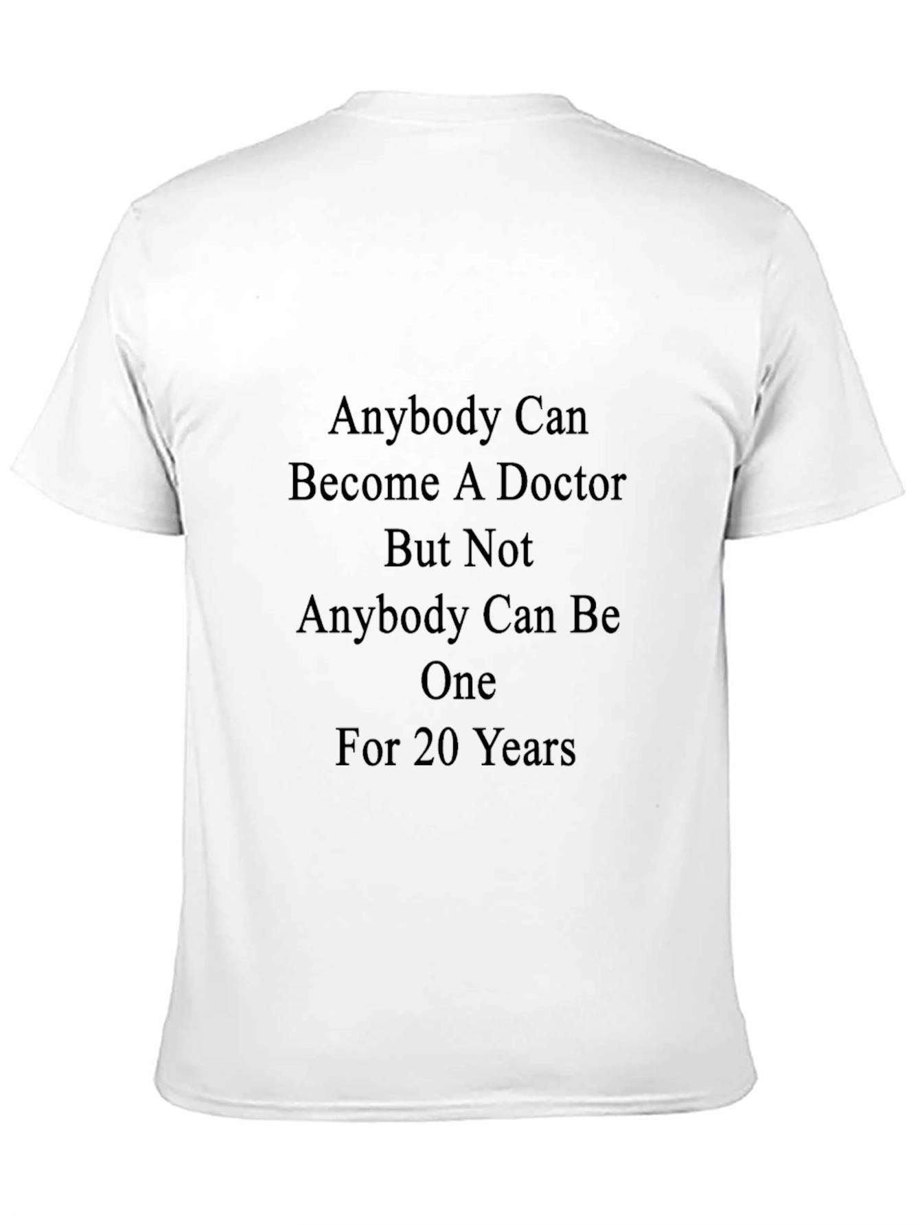 Black Doctor Quote Graphic T-Shirt - Black Cotton Blend view 11