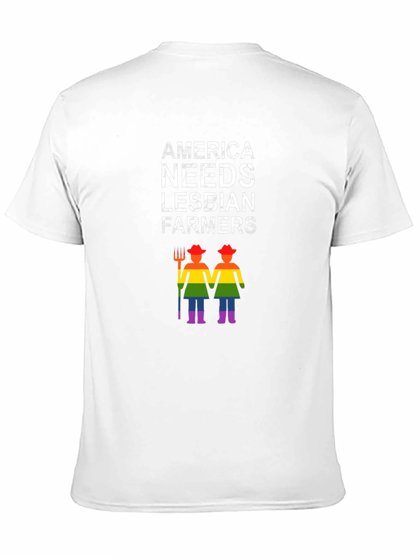 Black America Needs Lesbian Farmers Graphic Tee view 11