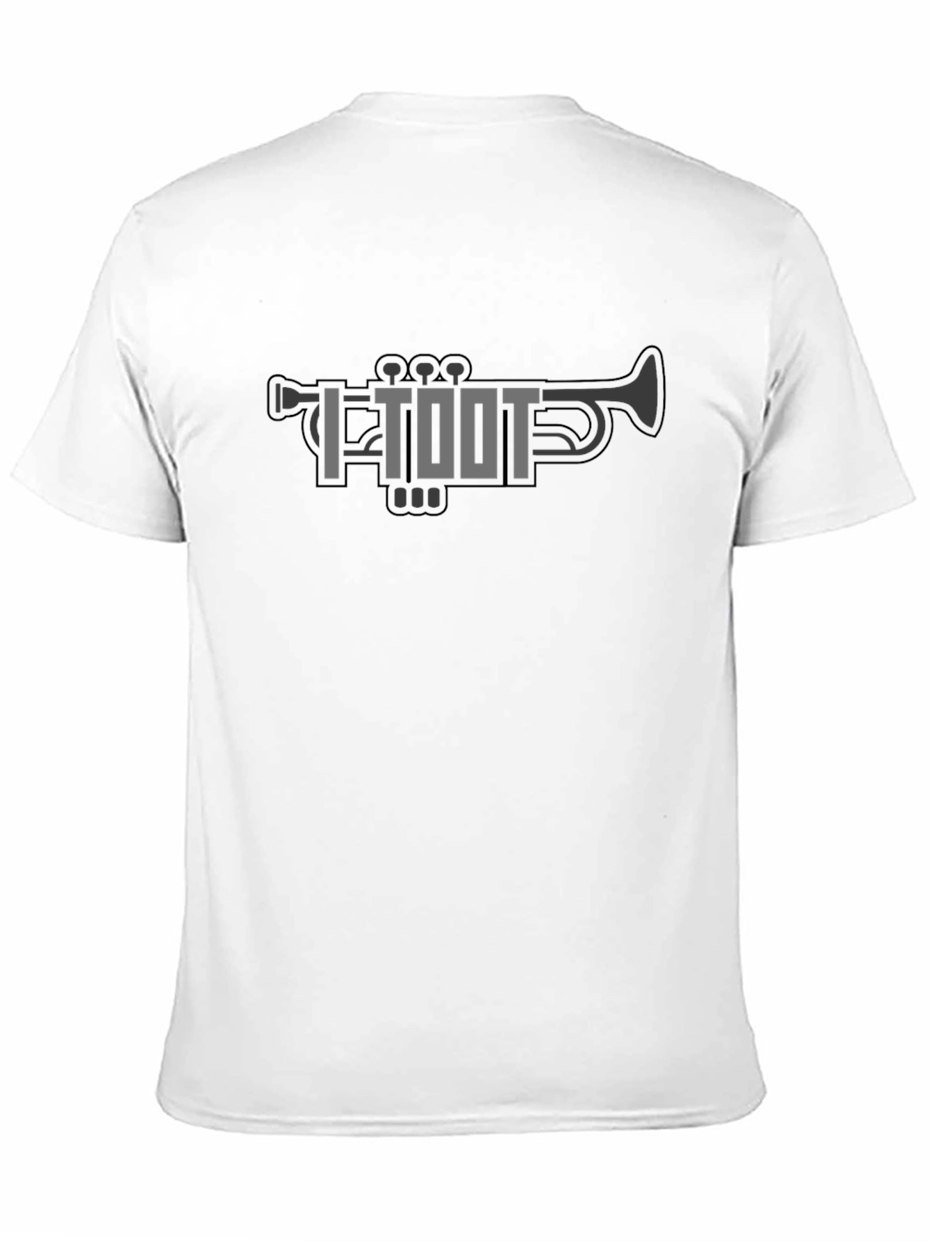 Black I Toot Trumpet Graphic T-Shirt view 11