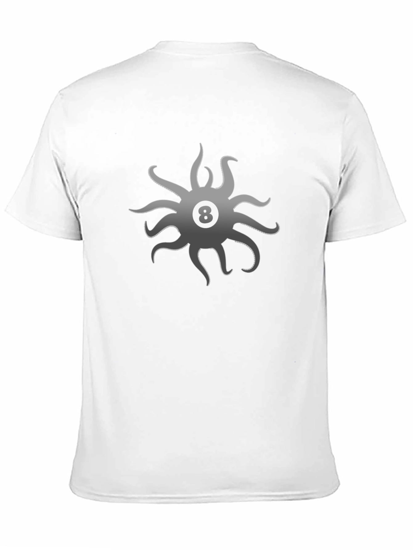 Black Eight Ball Tentacle T-Shirt view 11