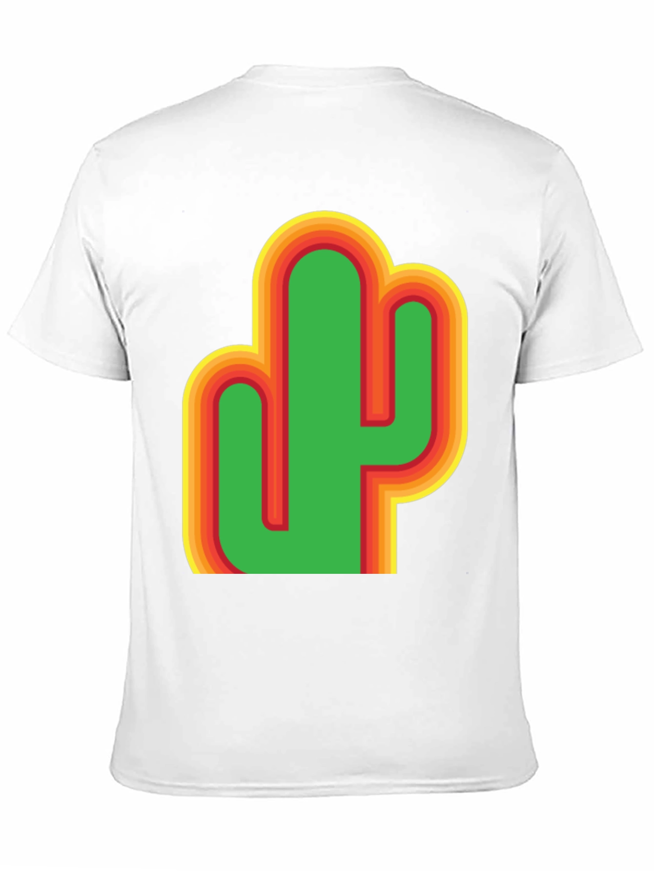 Black Retro Cactus Graphic T-Shirt view 11