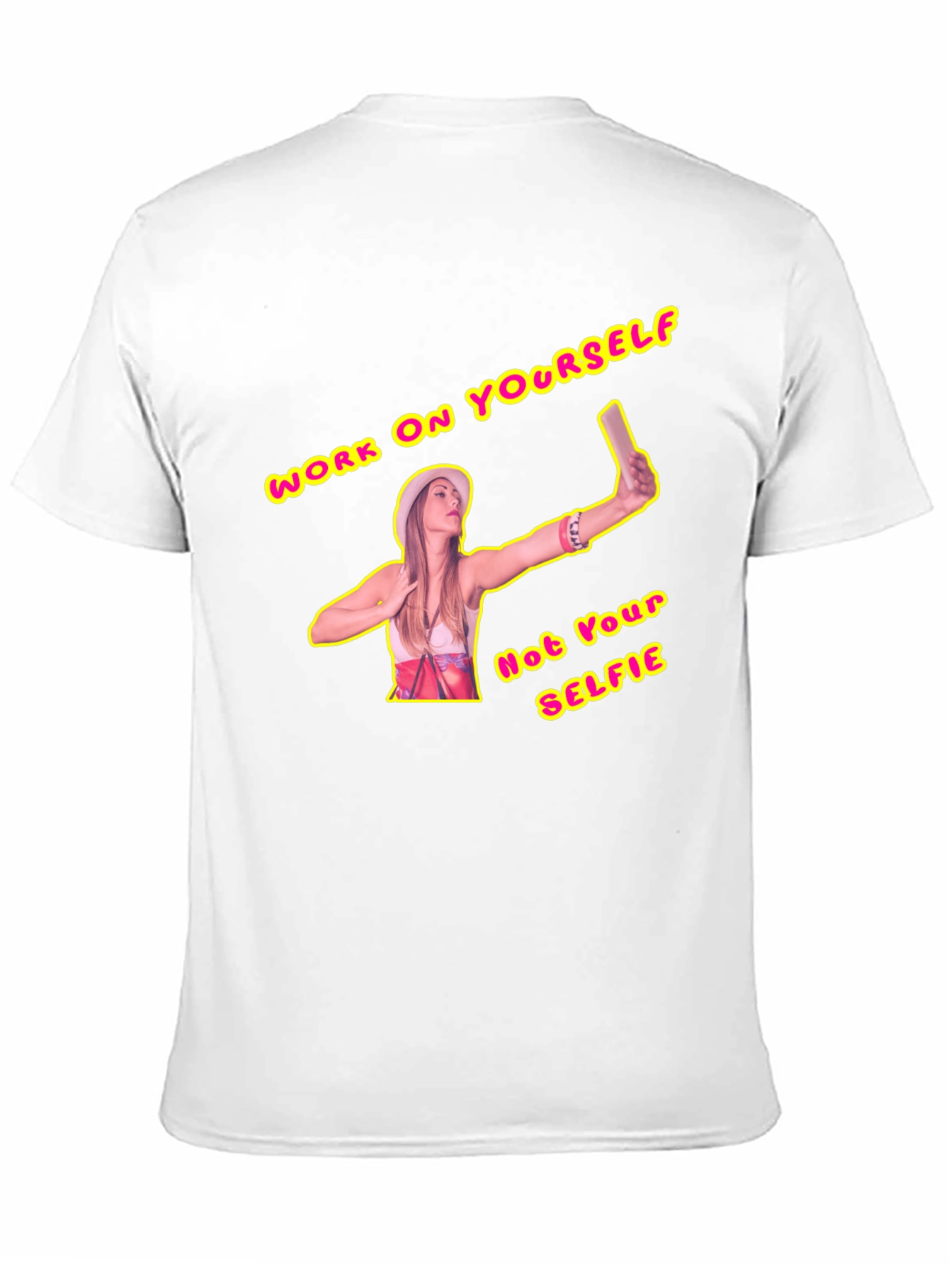 Black Work on Yourself Graphic T-Shirt view 11