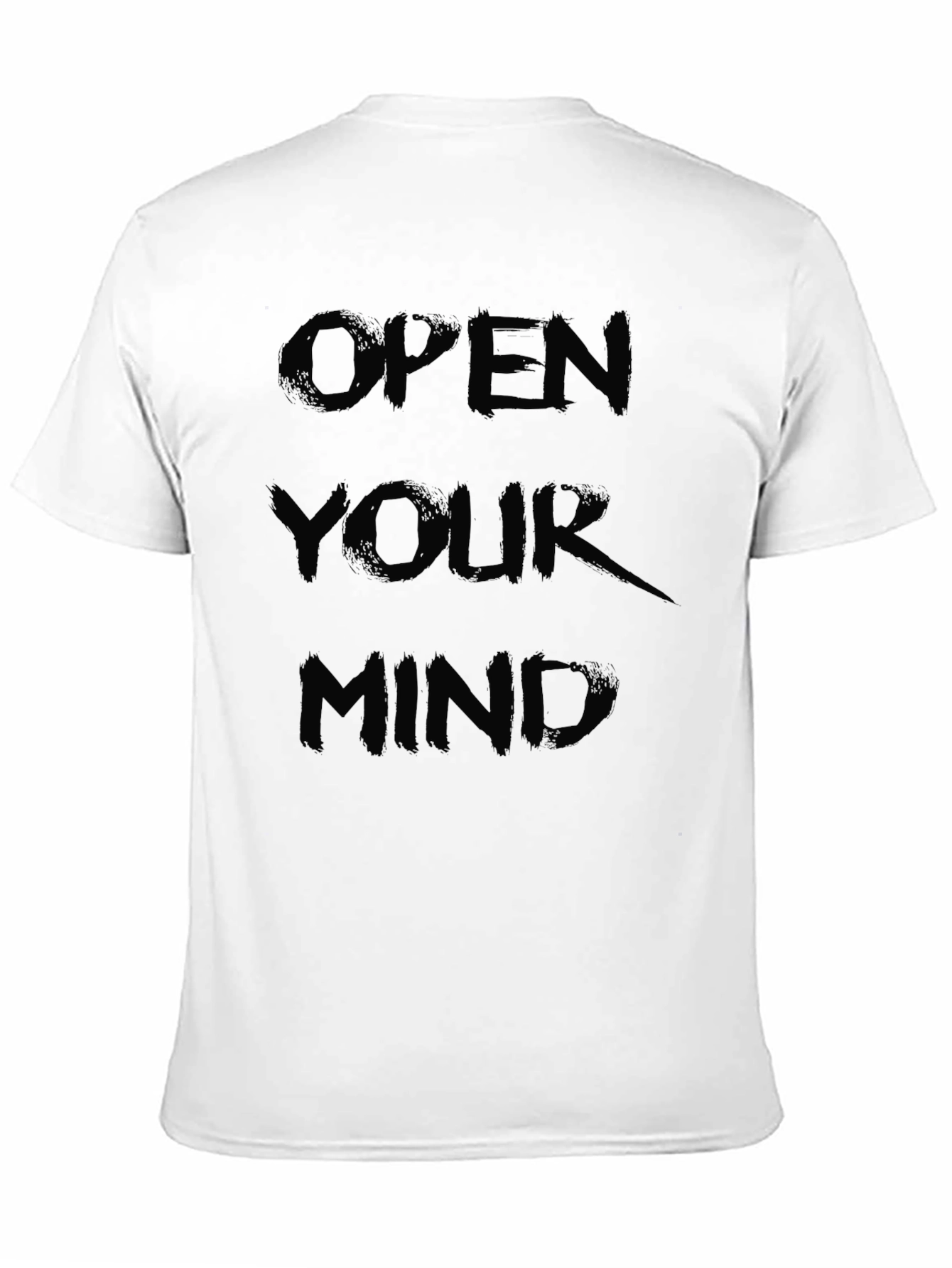 Black Open Your Mind Graphic T-Shirt - Black view 11