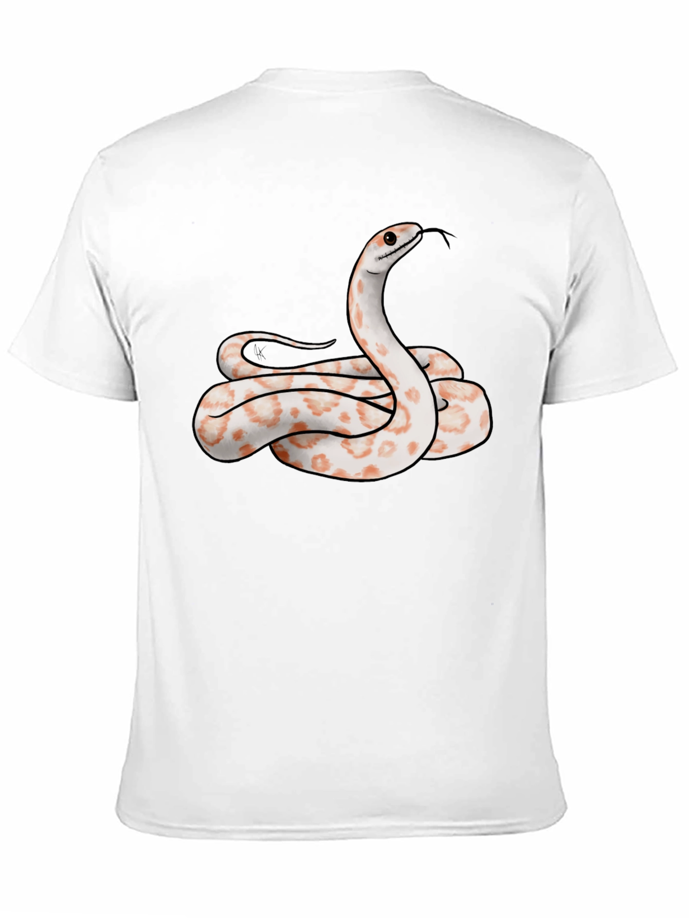 Black Snake Graphic Tee - Cool Reptile Design T-Shirt view 11