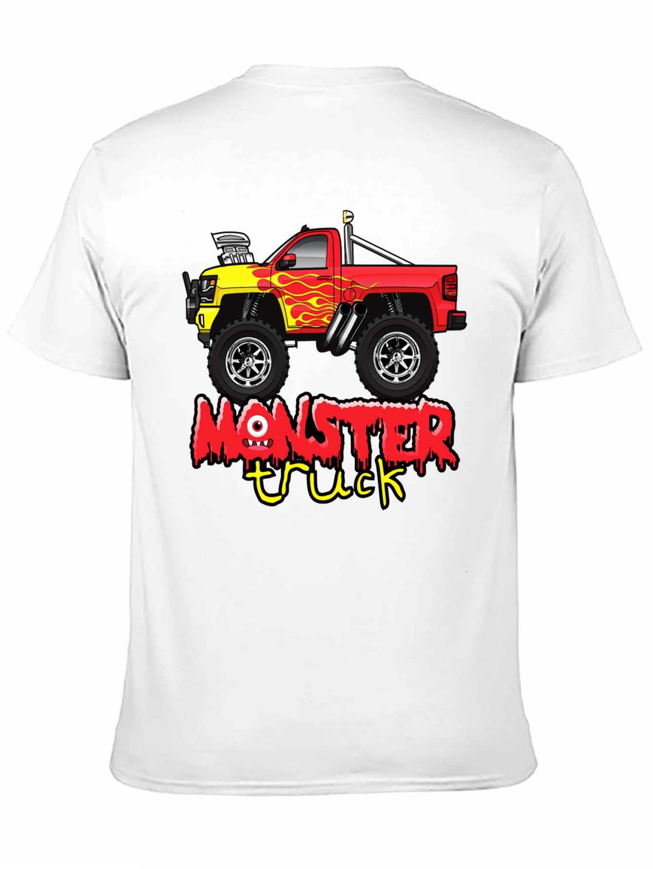 Black Monster Truck Graphic T-Shirt view 11