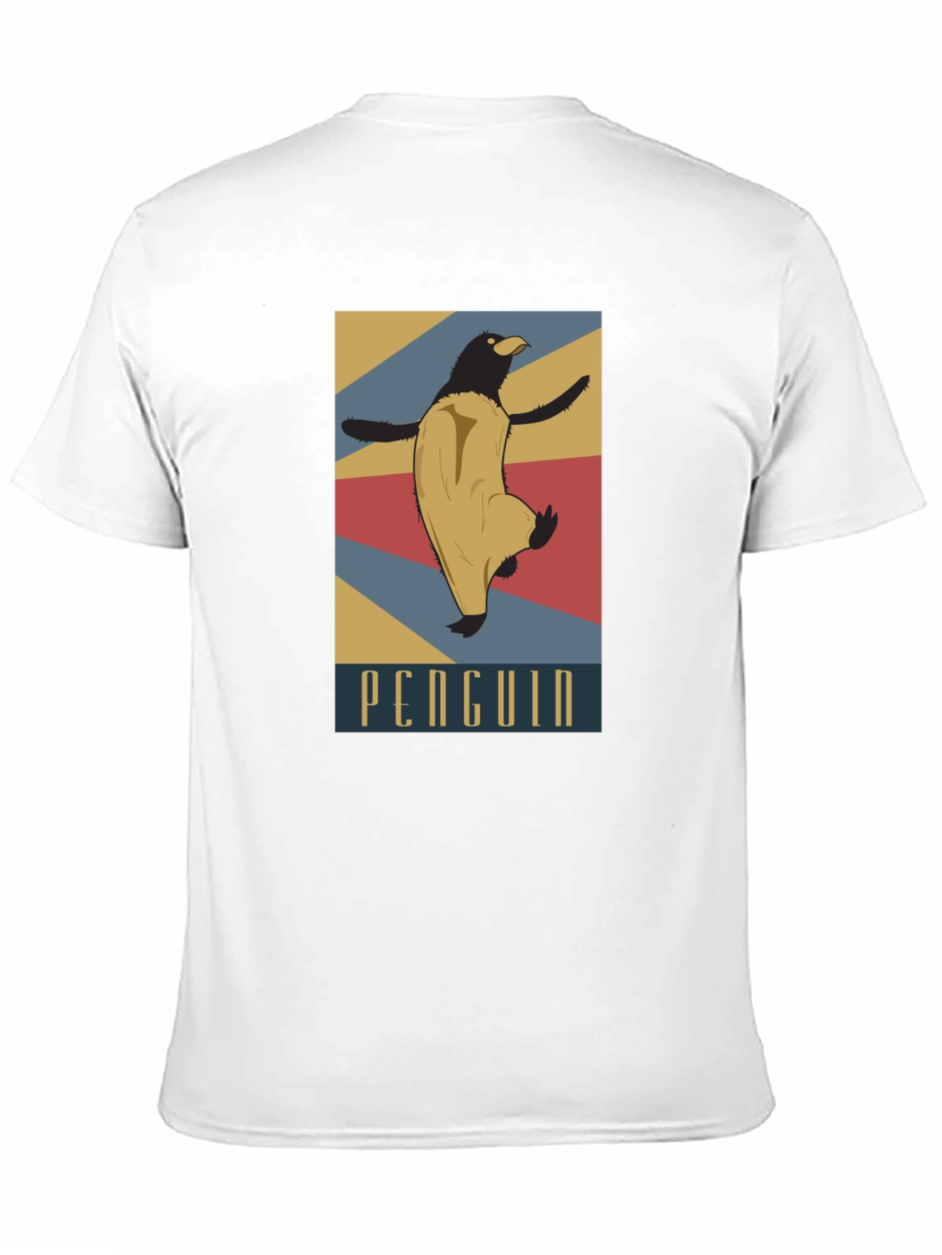 Black Retro Penguin Graphic Tee view 11
