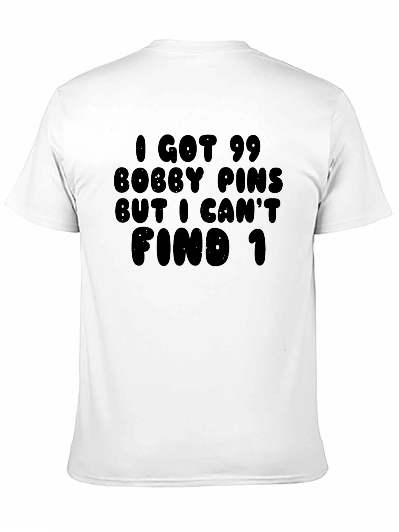 Black Funny Bobby Pins Graphic T-Shirt view 11