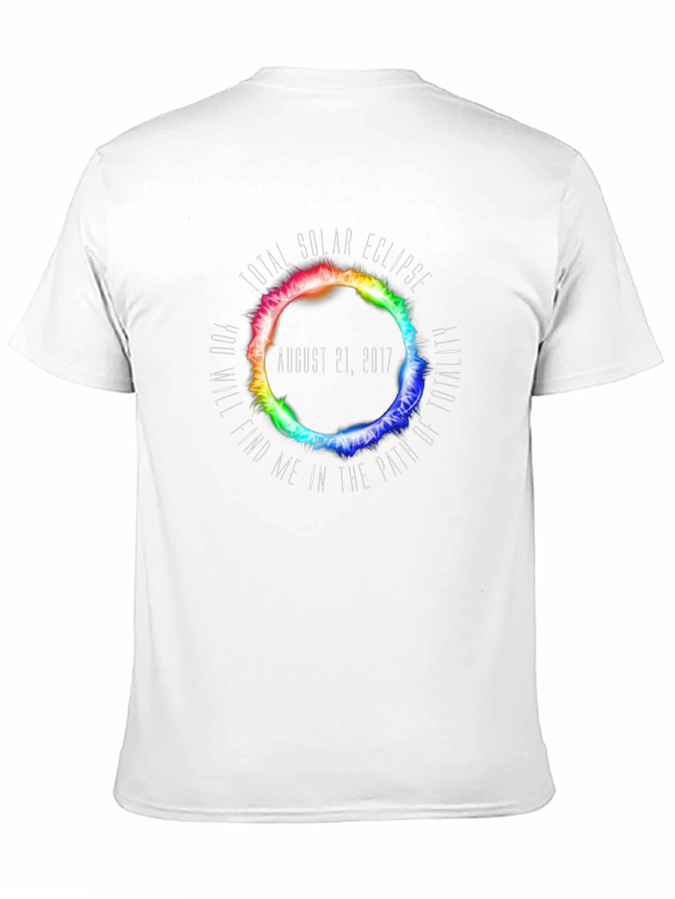 Black Total Solar Eclipse August 2017 T-Shirt view 11