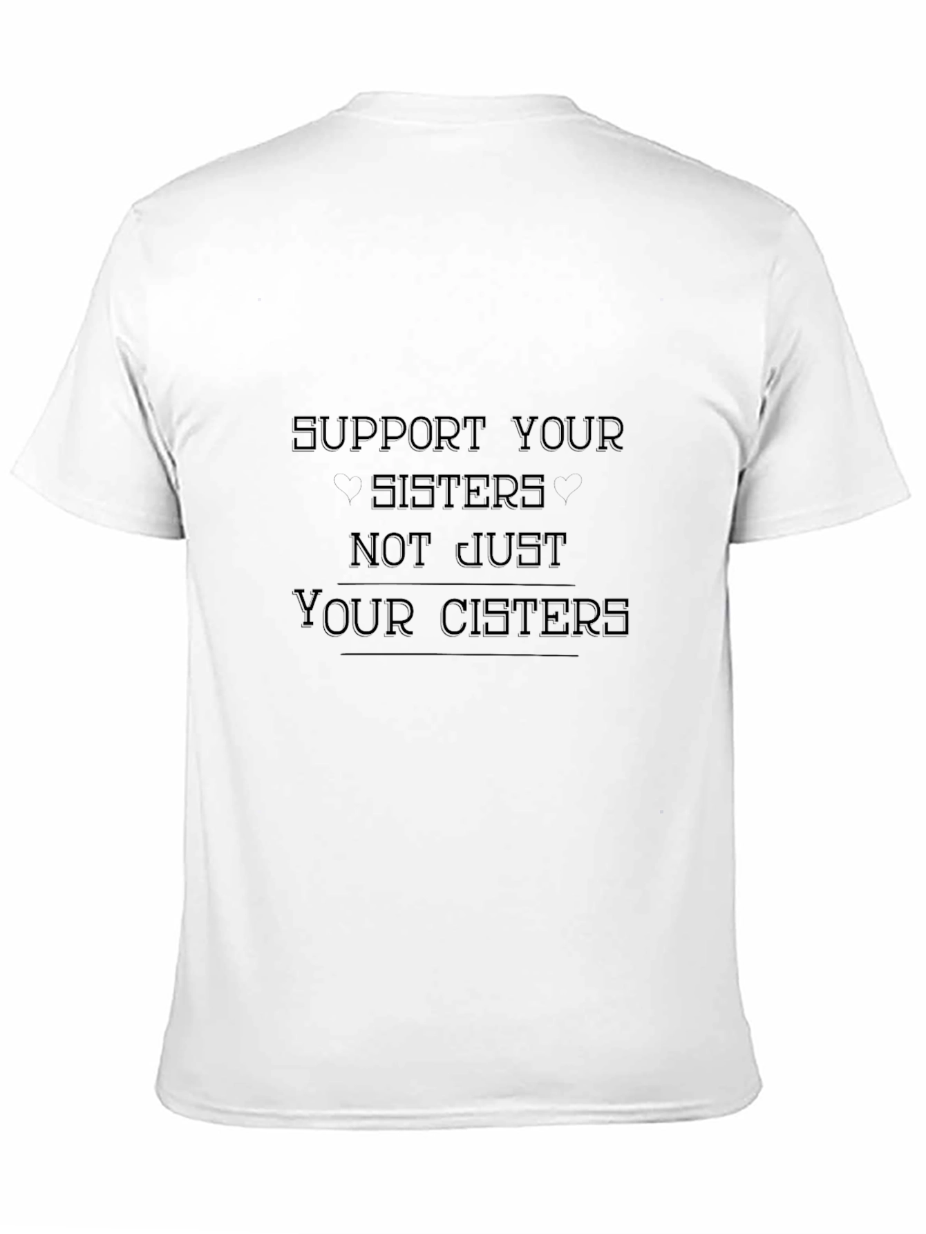 Black Support Your Sisters Graphic Tee - Black view 11