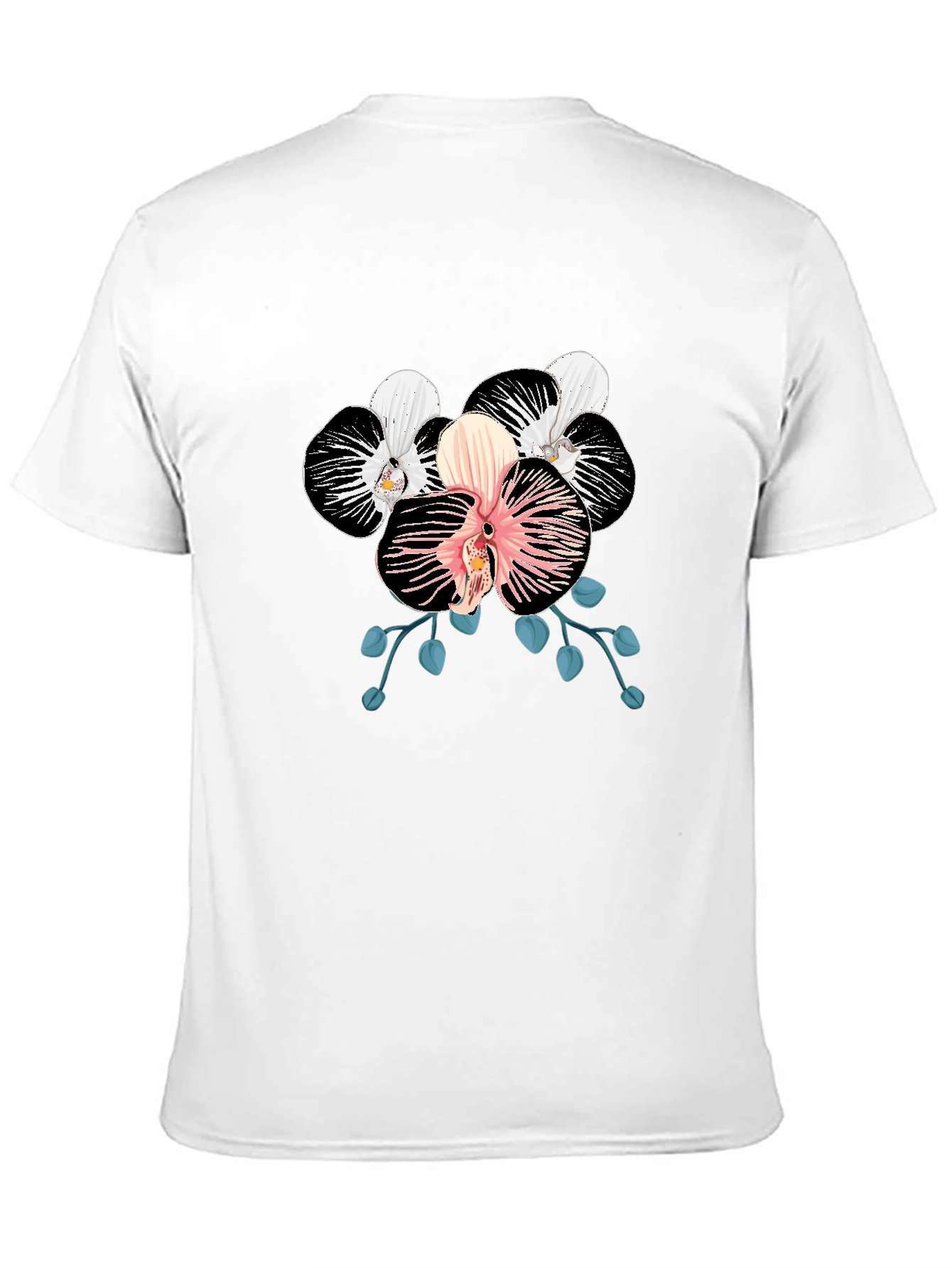 Black Orchid Graphic Print Black T-Shirt view 11