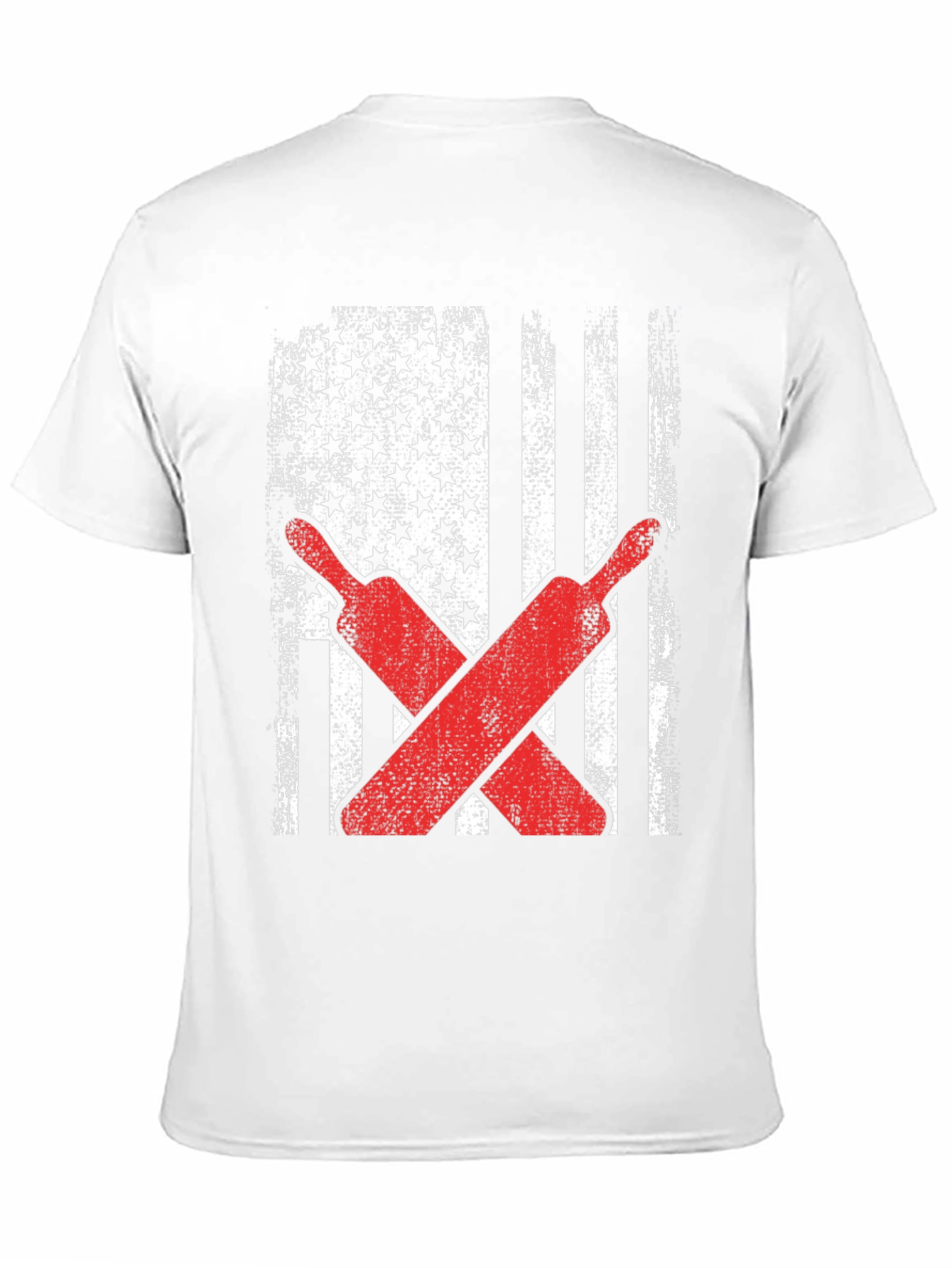 Black American Flag Baseball T-Shirt view 11