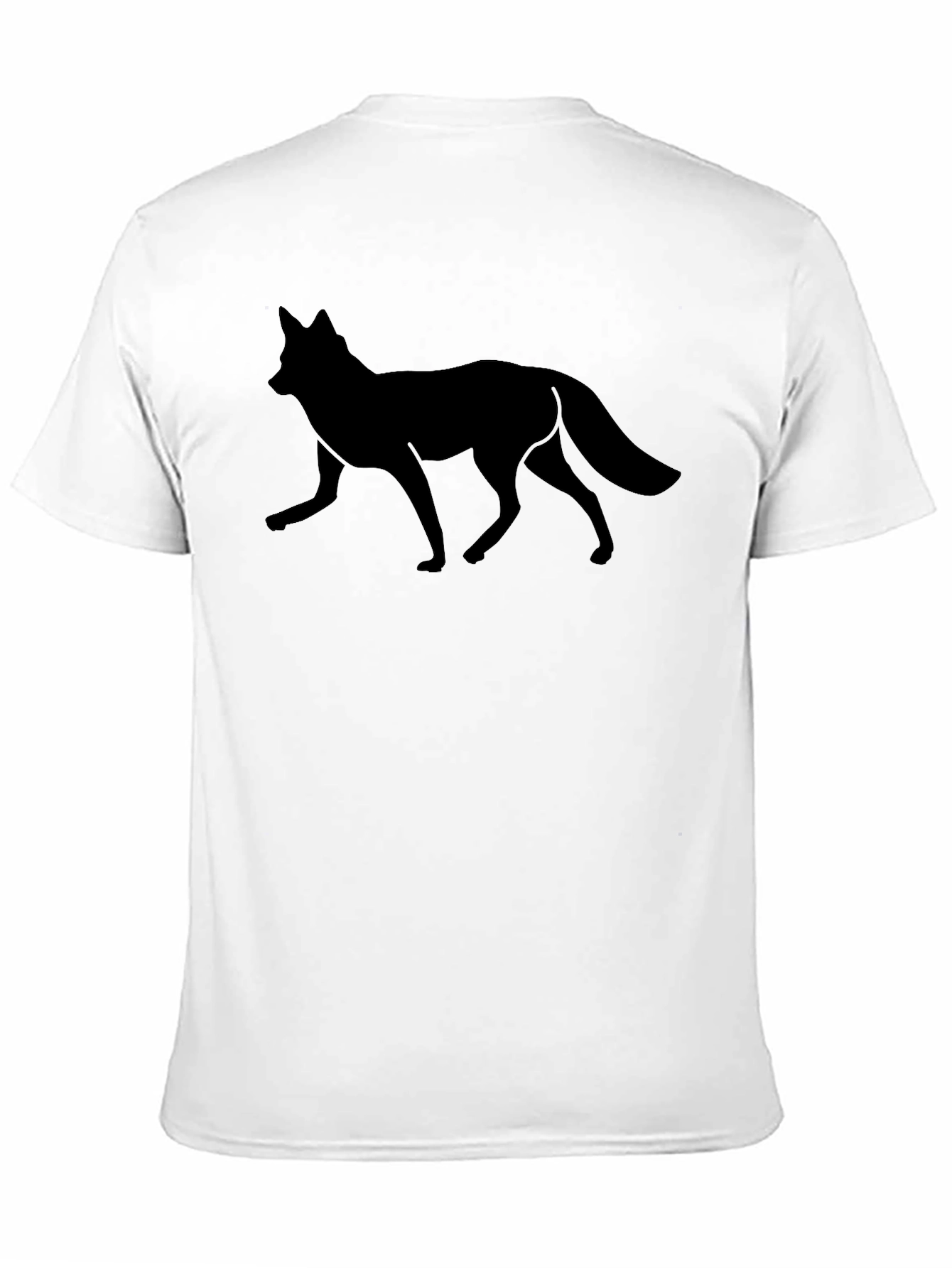 Black Fox Silhouette Graphic Tee - 11