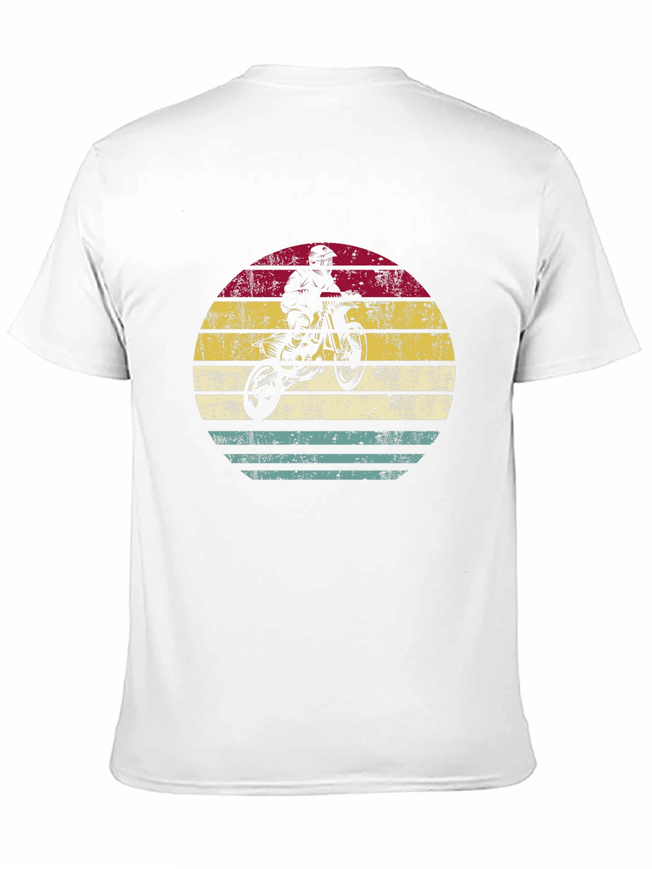 Black Retro Motocross T-Shirt - Vintage Style Bike Graphic Tee view 11