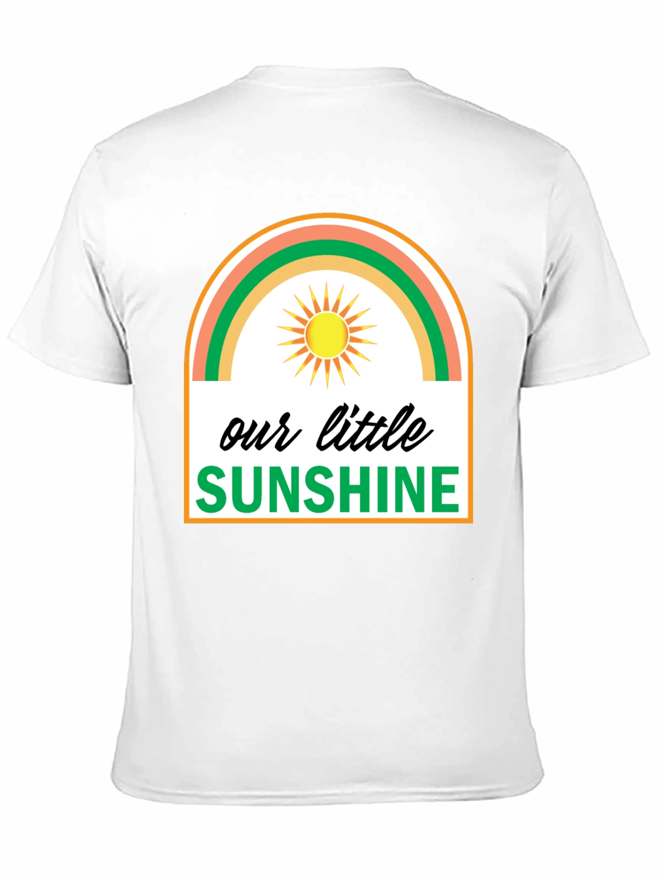Black Our Little Sunshine Graphic Tee - Unisex view 11