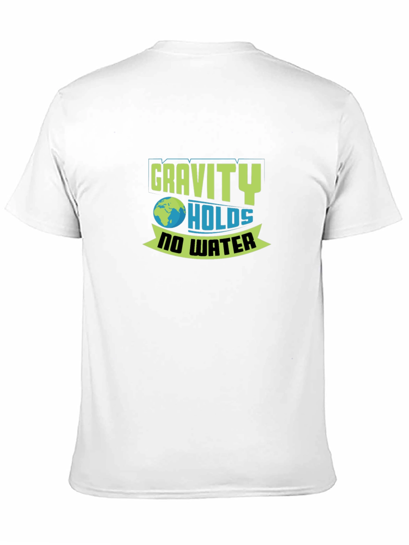 Black Gravity Holds No Water Graphic T-Shirt view 11