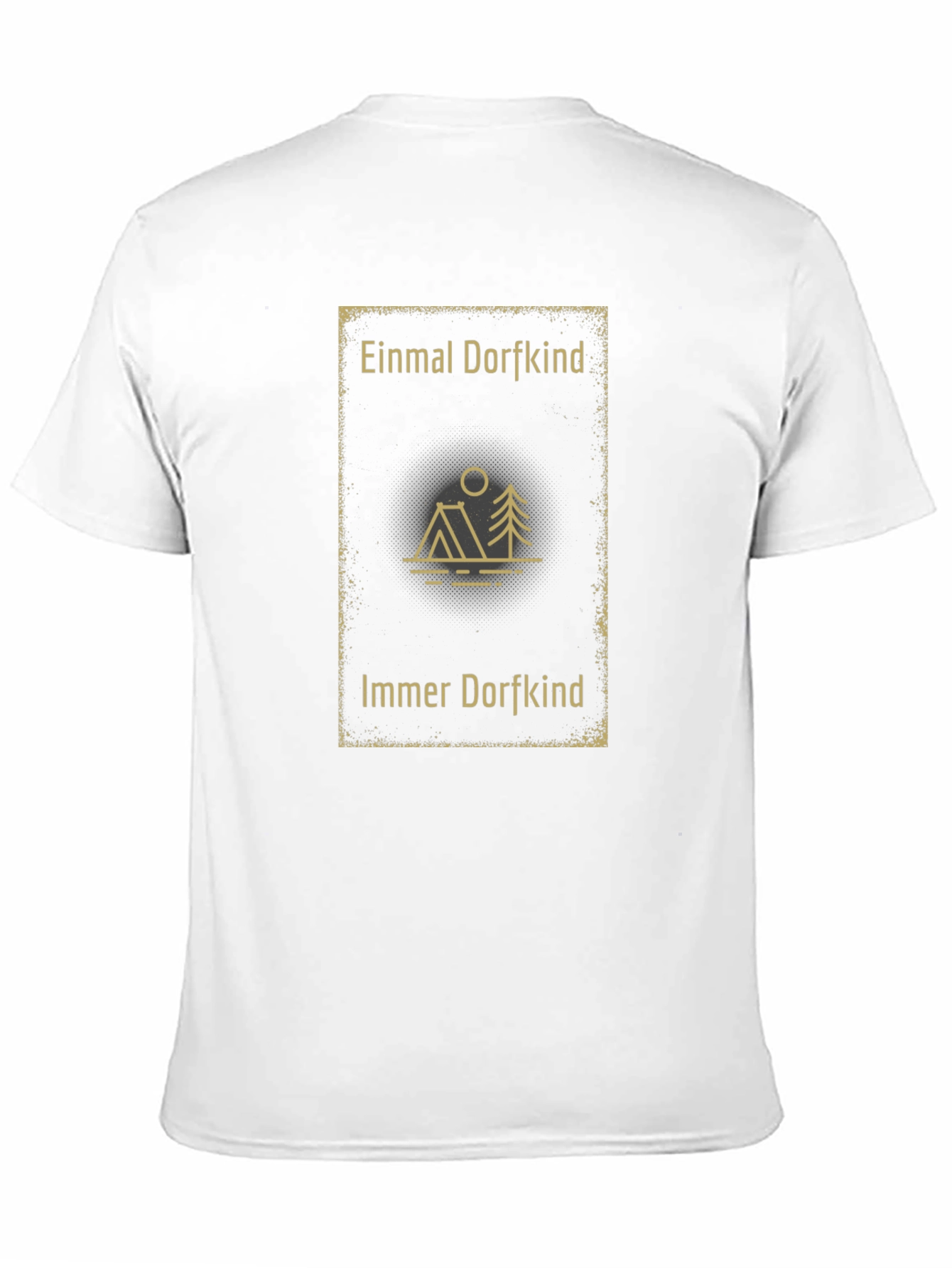 Black Einmal Dorfkind T-Shirt - Camping & Nature Lover Tee view 11