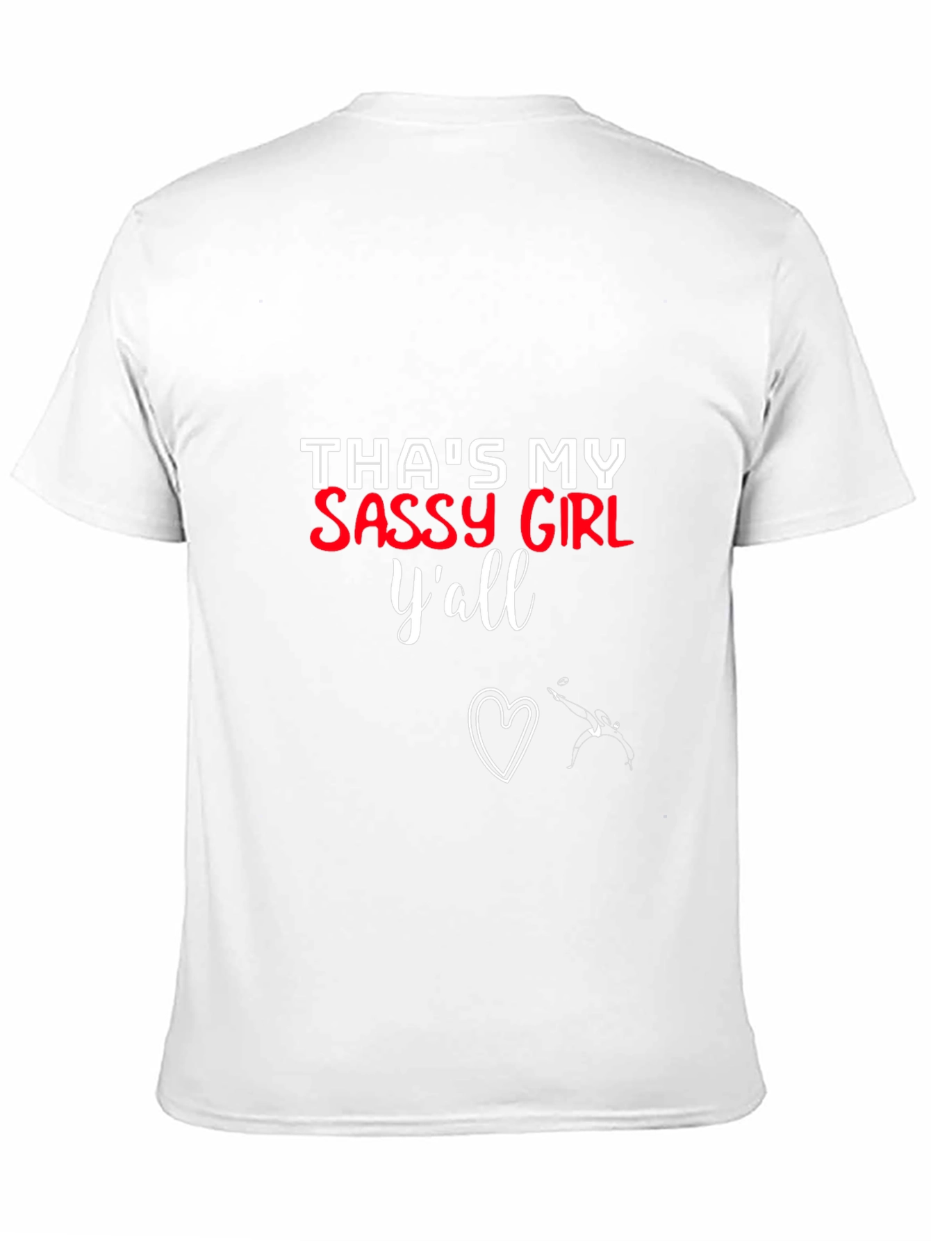Black Sassy Girl Y'all T-Shirt Funny Graphic Tee view 11