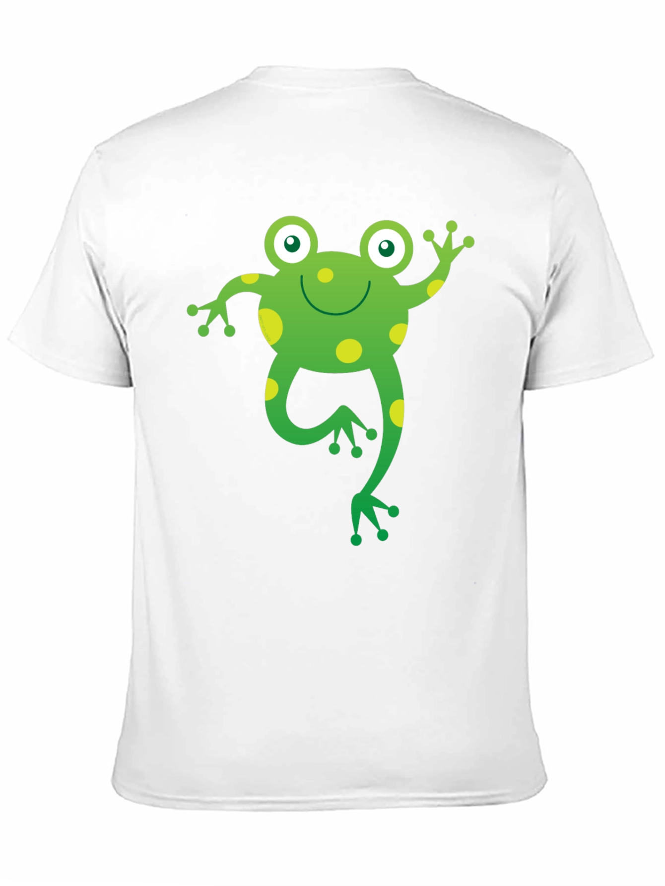 Black Fun Frog Graphic T-Shirt - Black Cotton Tee view 11