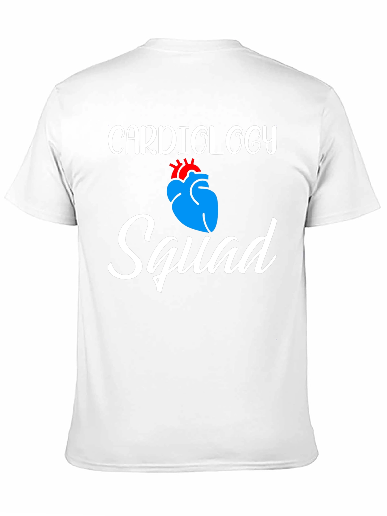 Black Cardiology Squad T-Shirt - Medical Team Apparel view 11