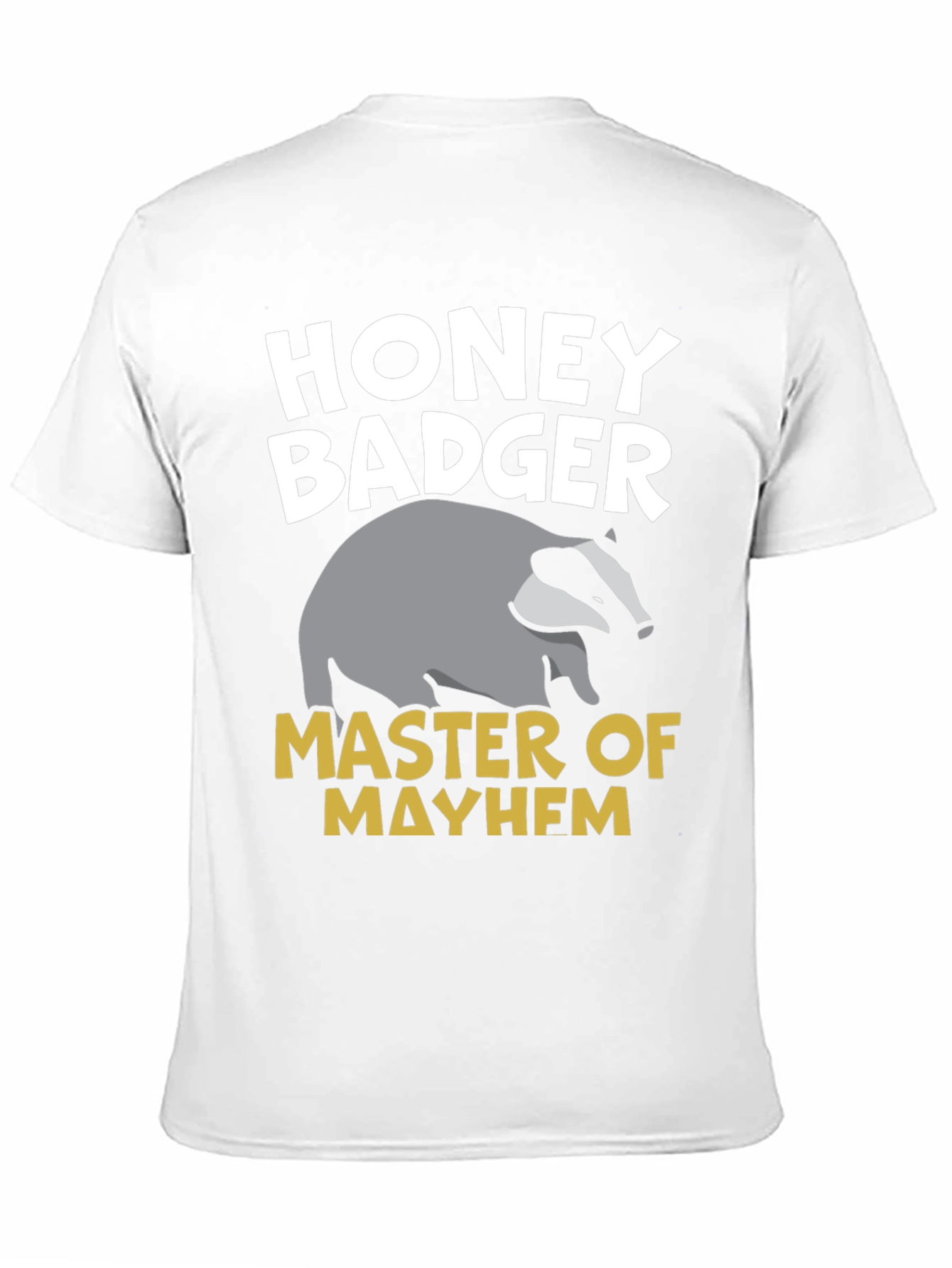Black Honey Badger Master of Mayhem Graphic T-Shirt view 11
