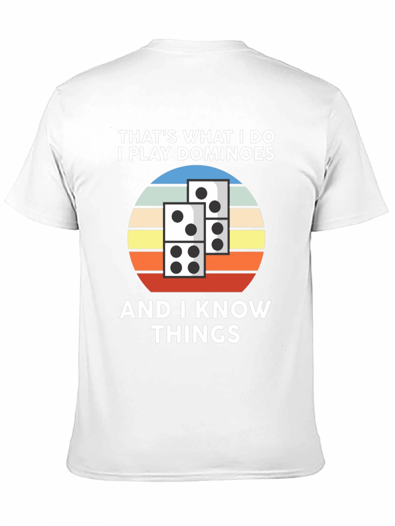 Black Dominoes T-Shirt: That's What I Do Tee view 11