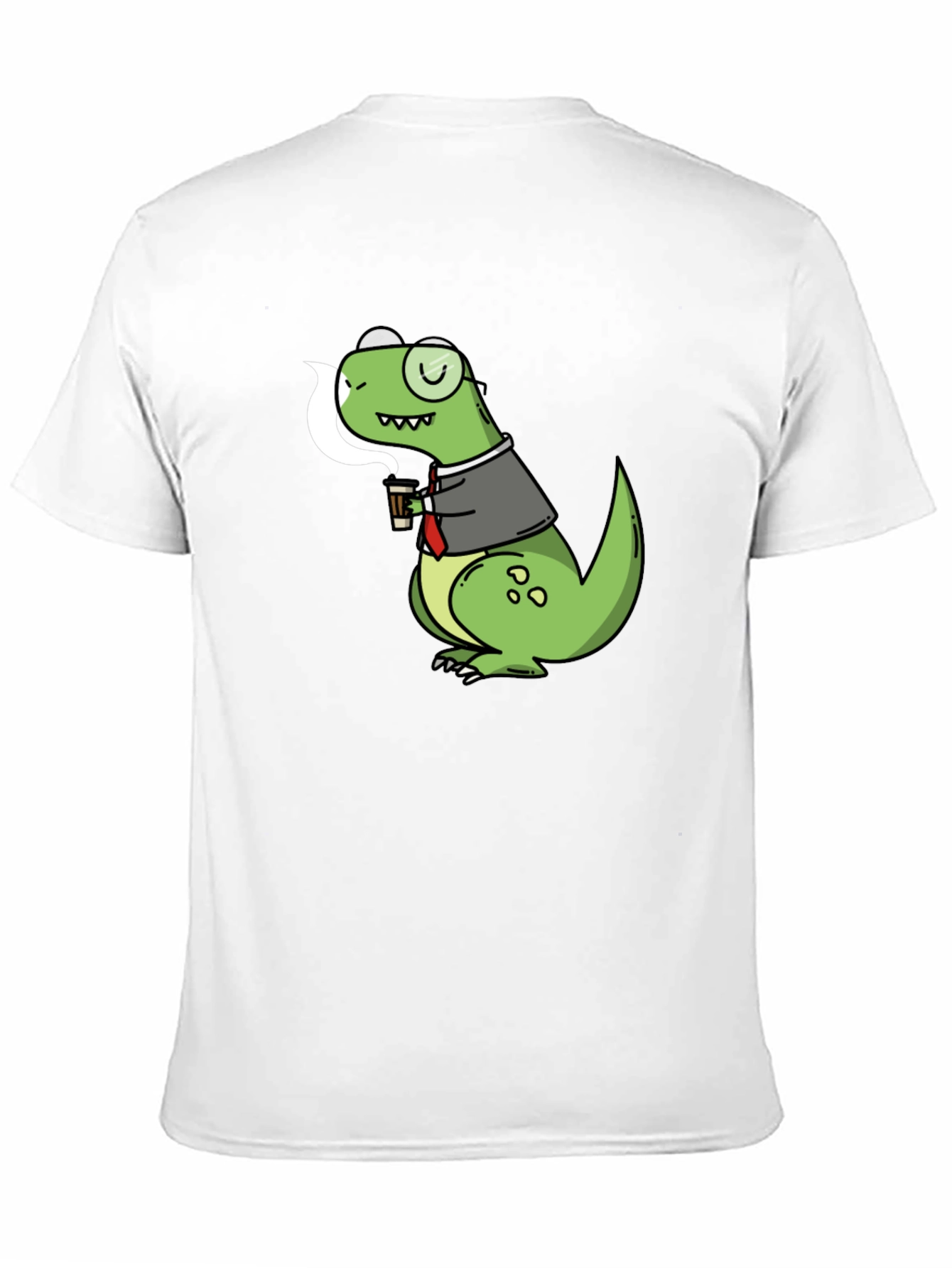 Black Dino Coffee T-Shirt - Stylish & Unique view 11