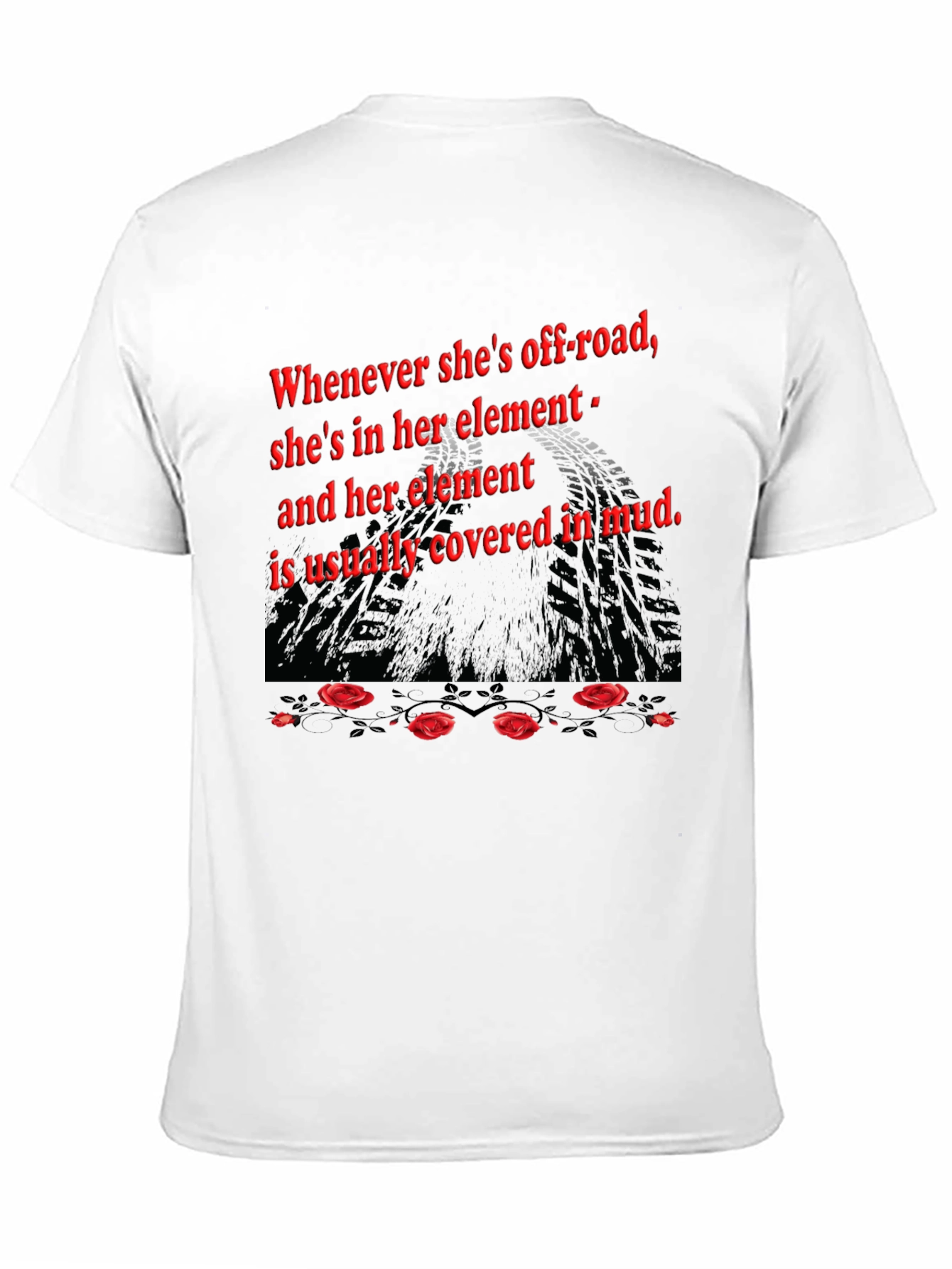 Black Off-Road Mud Element T-Shirt view 11