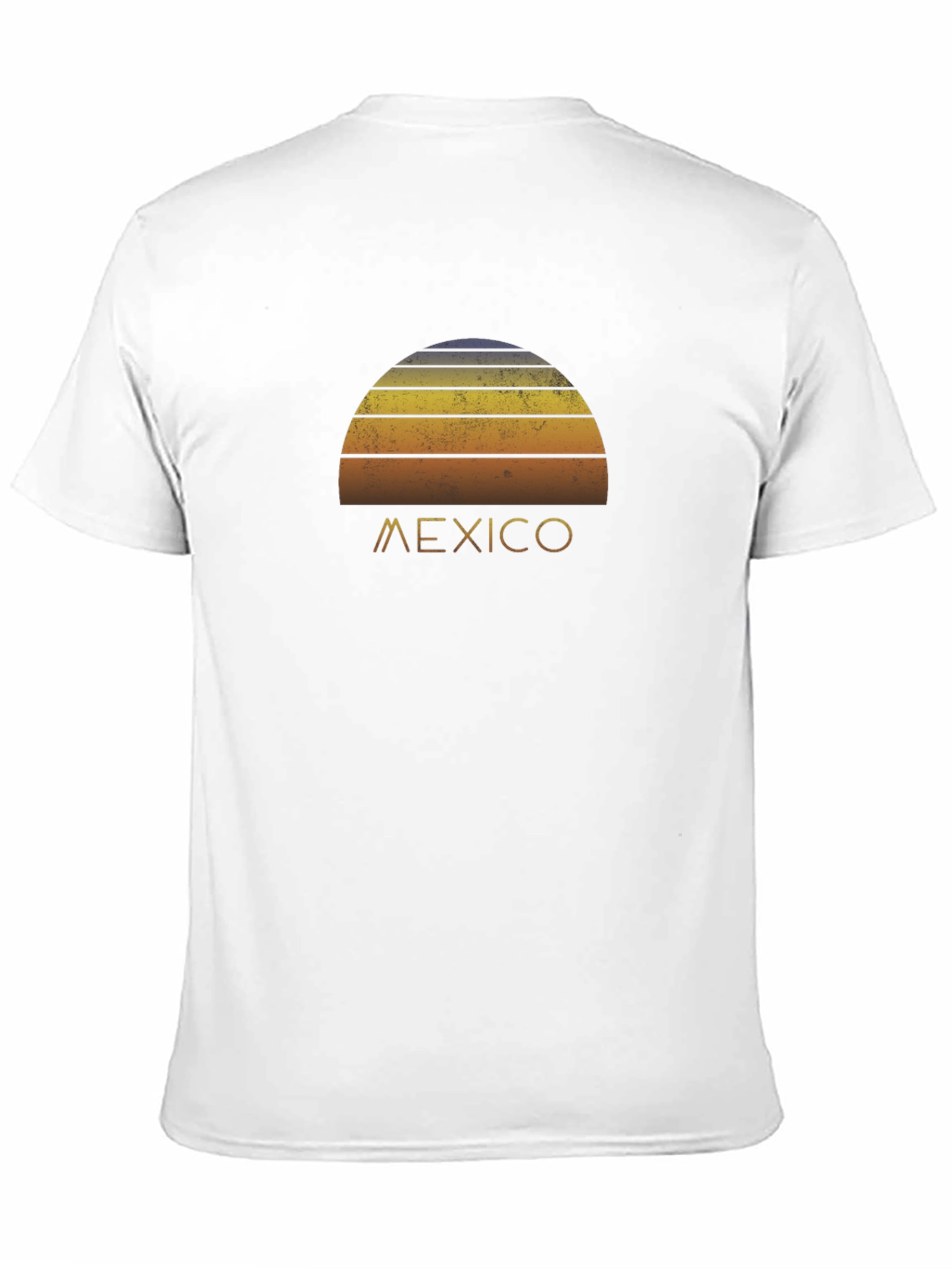 Black Retro Mexico Sunset Graphic Tee view 11