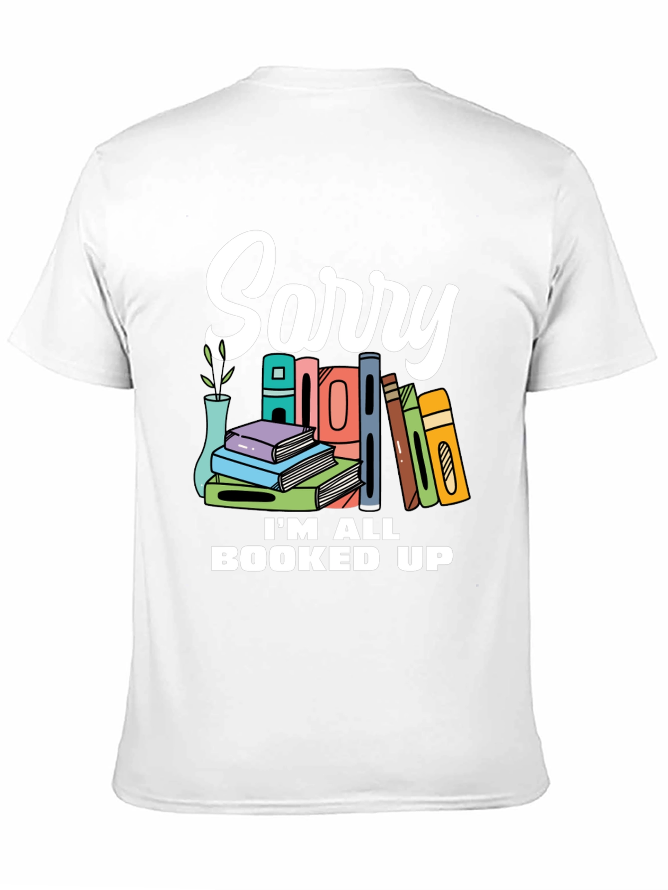 Black Booked Up T-Shirt - For Book Lovers! view 11