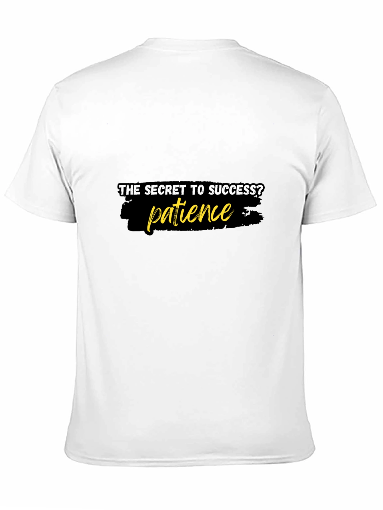 Black Patience is the Key T-Shirt - Stylish Black Tee view 11