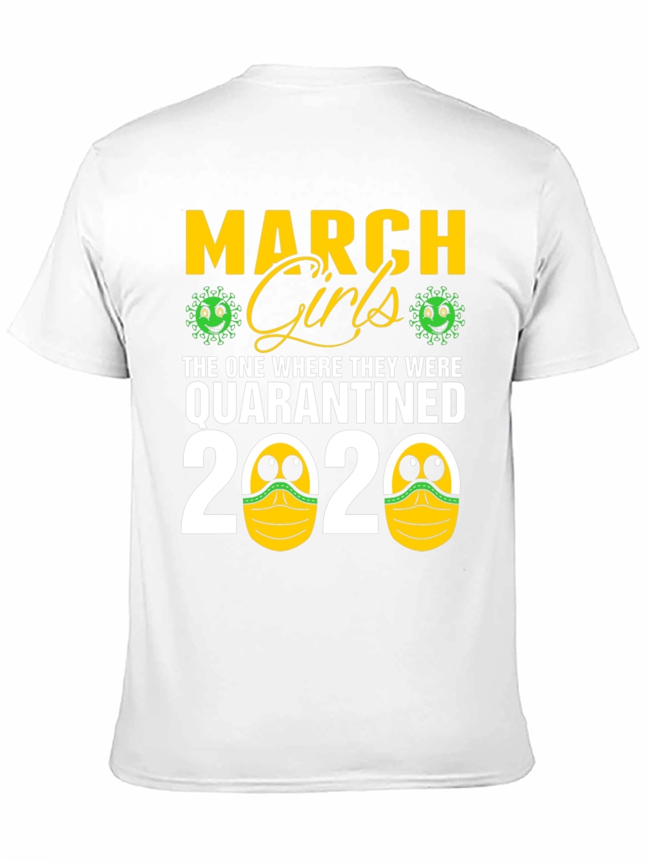 Black March Girls Quarantined 2020 Graphic Tee view 11